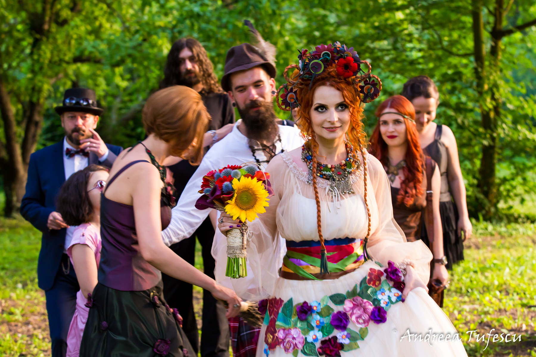  Wedding Photography by Andreea Tufescu - C & B Alternative Wedding - Steampunk Fairytale wedding Bucharest 