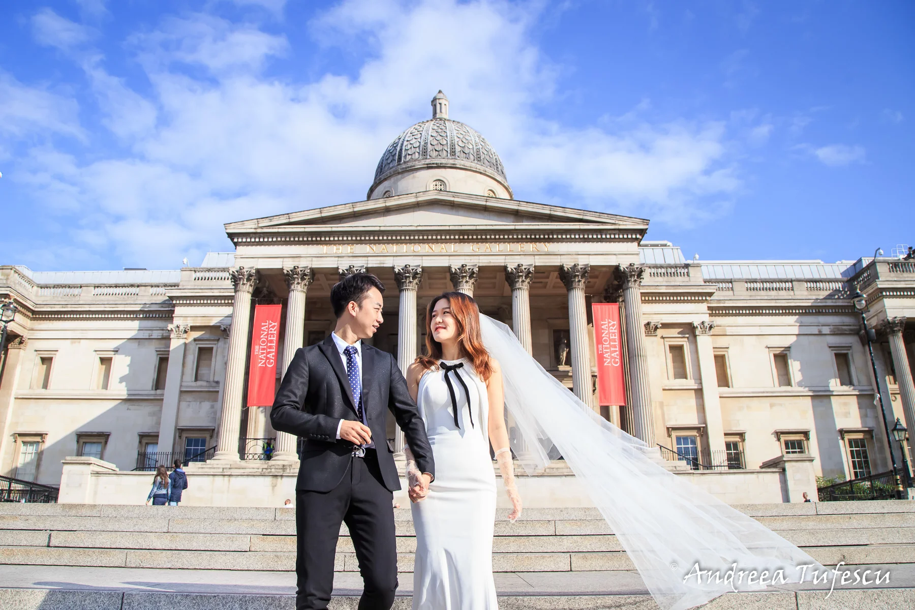  Wedding and Engagement Photography by Andreea Tufescu - C & E Engagement - PreWedding Photoshoot Central London Trafalgar Square 