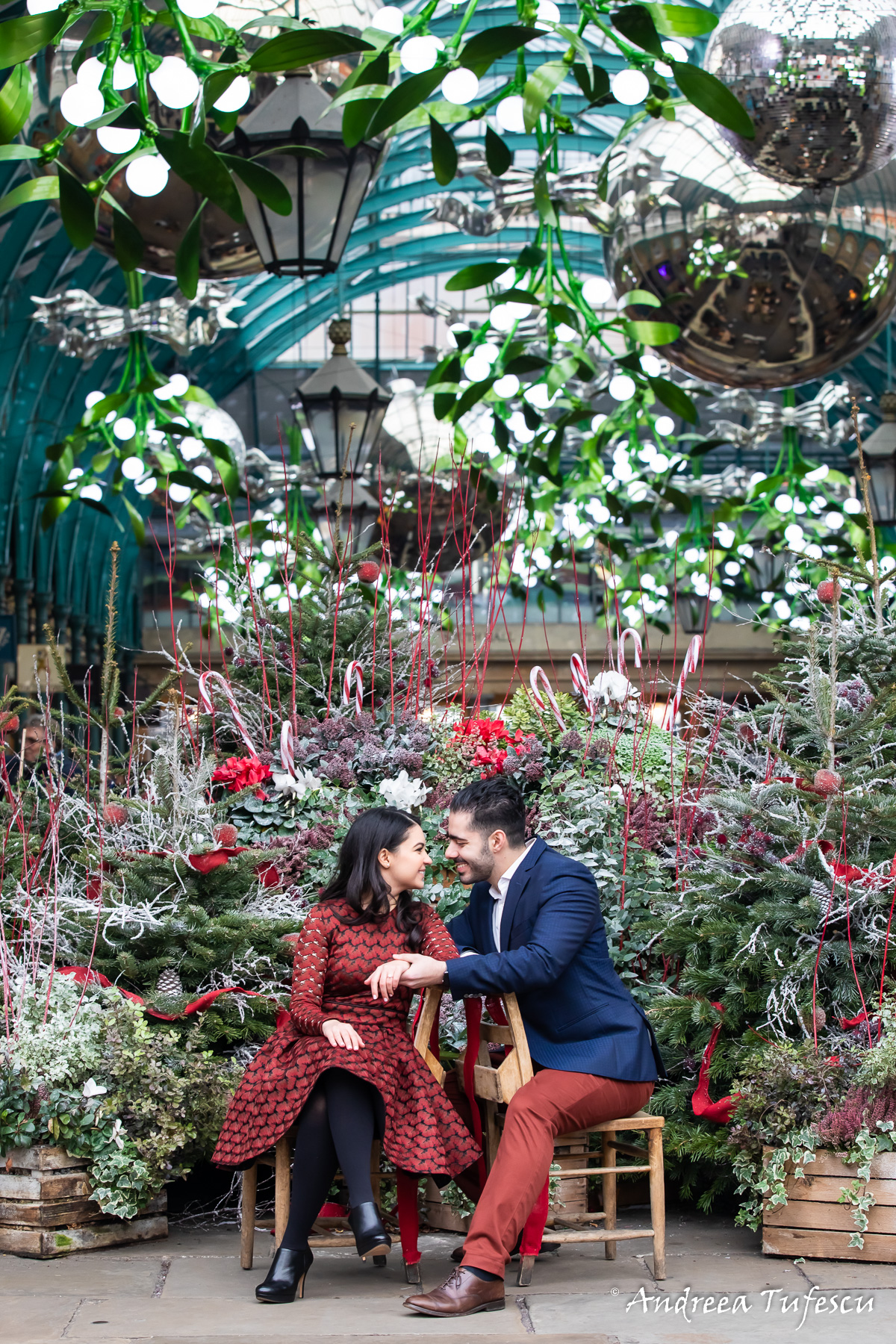  Yuliya & Hayk Engagement Photoshoot Central London - images by Andreea Tufescu 