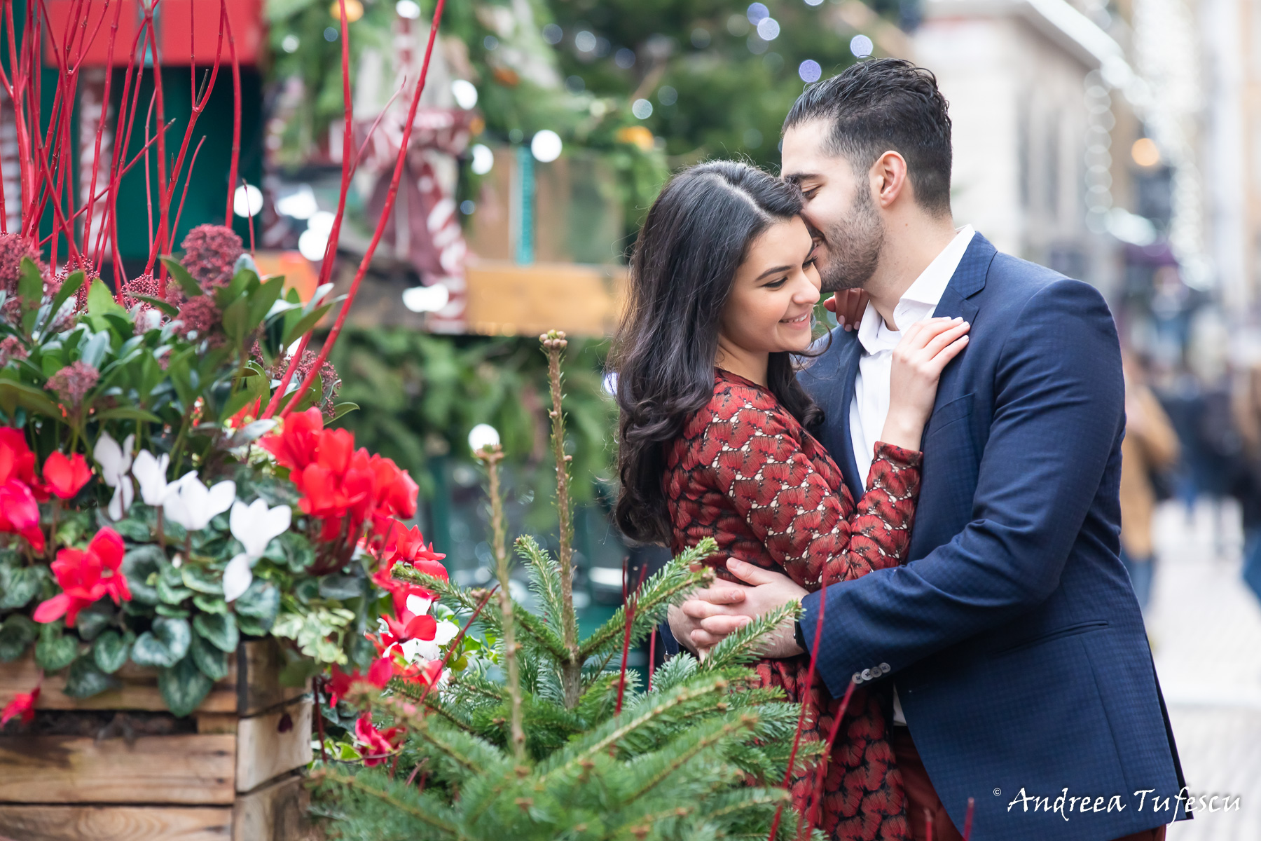  Yuliya & Hayk Engagement Photoshoot Central London - images by Andreea Tufescu 