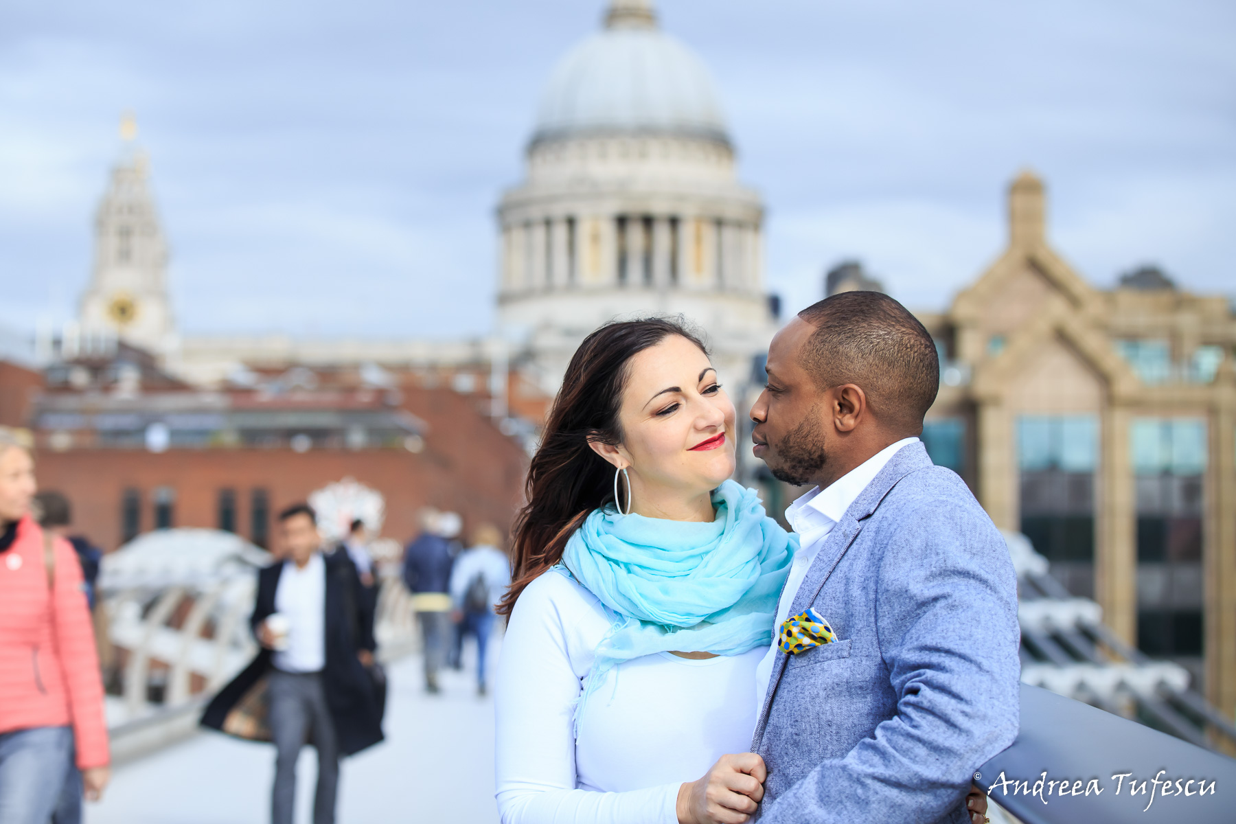  Dylan & Sandy Engagement Photoshoot Central London - images by Andreea Tufescu 