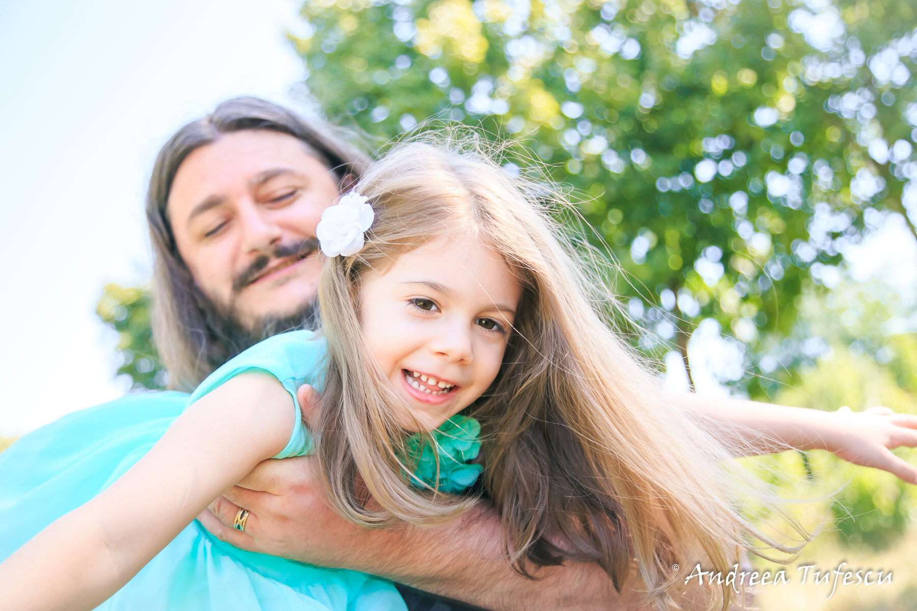 Summer Family Photo Session with C & M - Candid portrait of Ambra