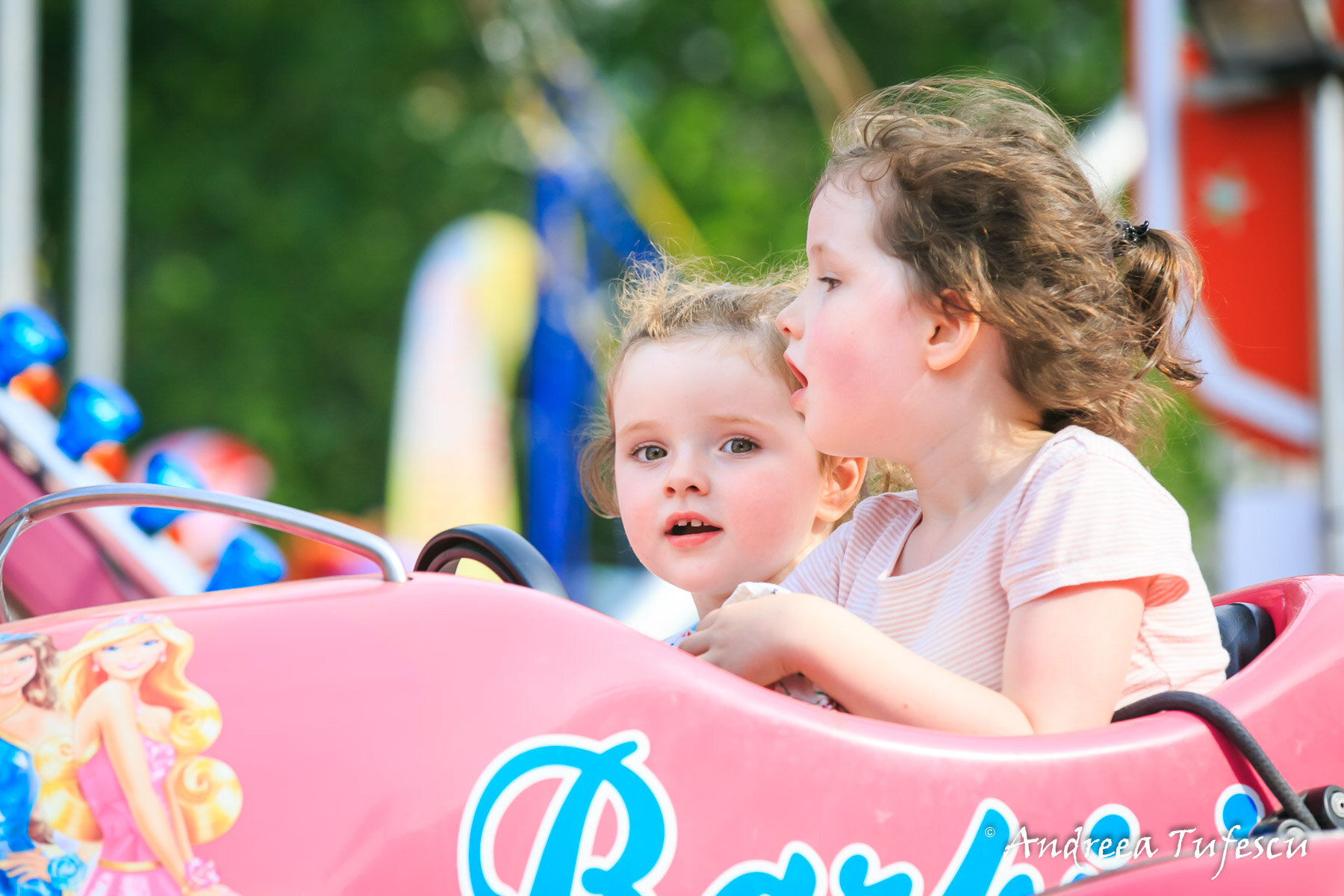 Summer Family Photoshoot at the fun fair with P & E