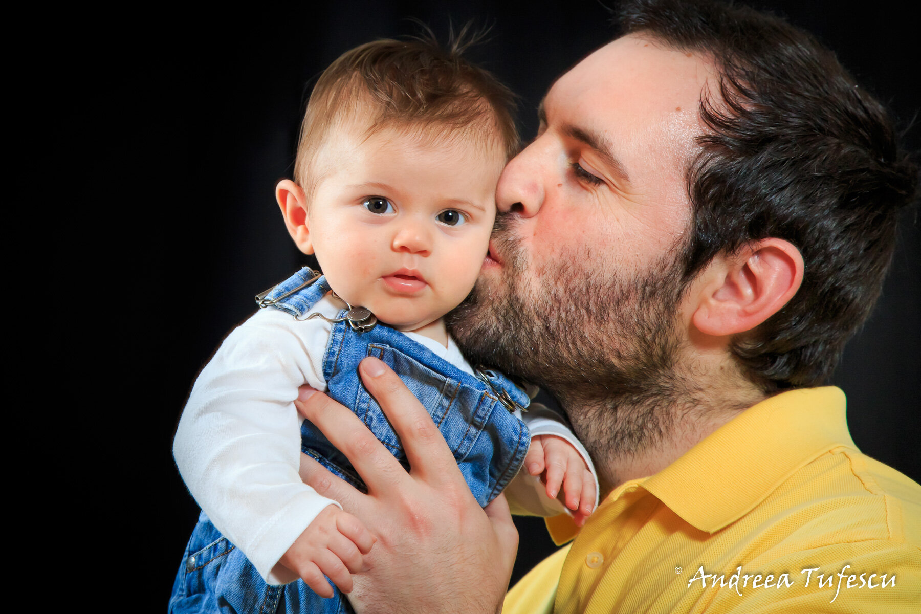 Family Photohoot at home with R & S - Father Son Portrait