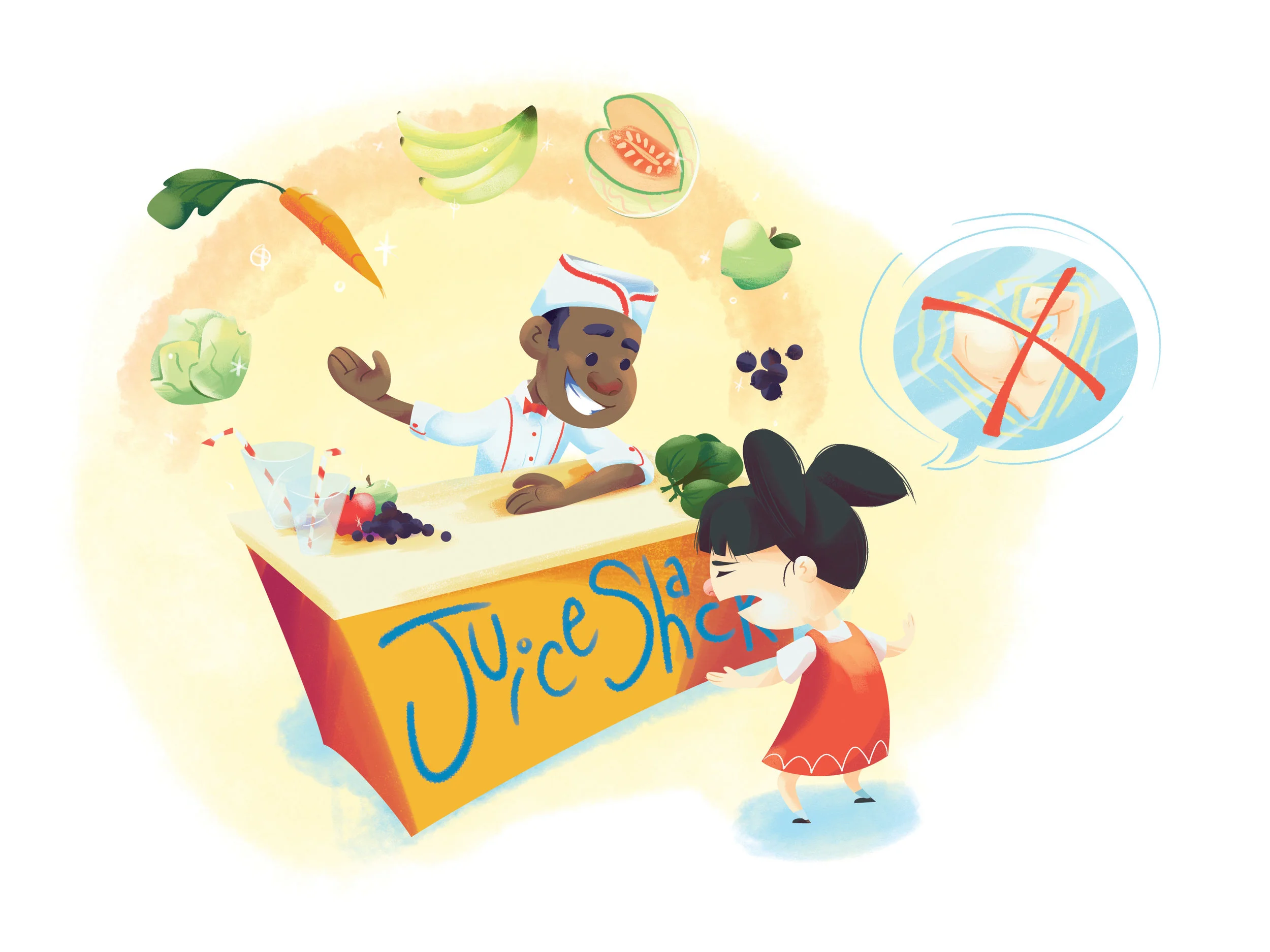 Illustrations for stories in a children's ESL Learning book published by Visang