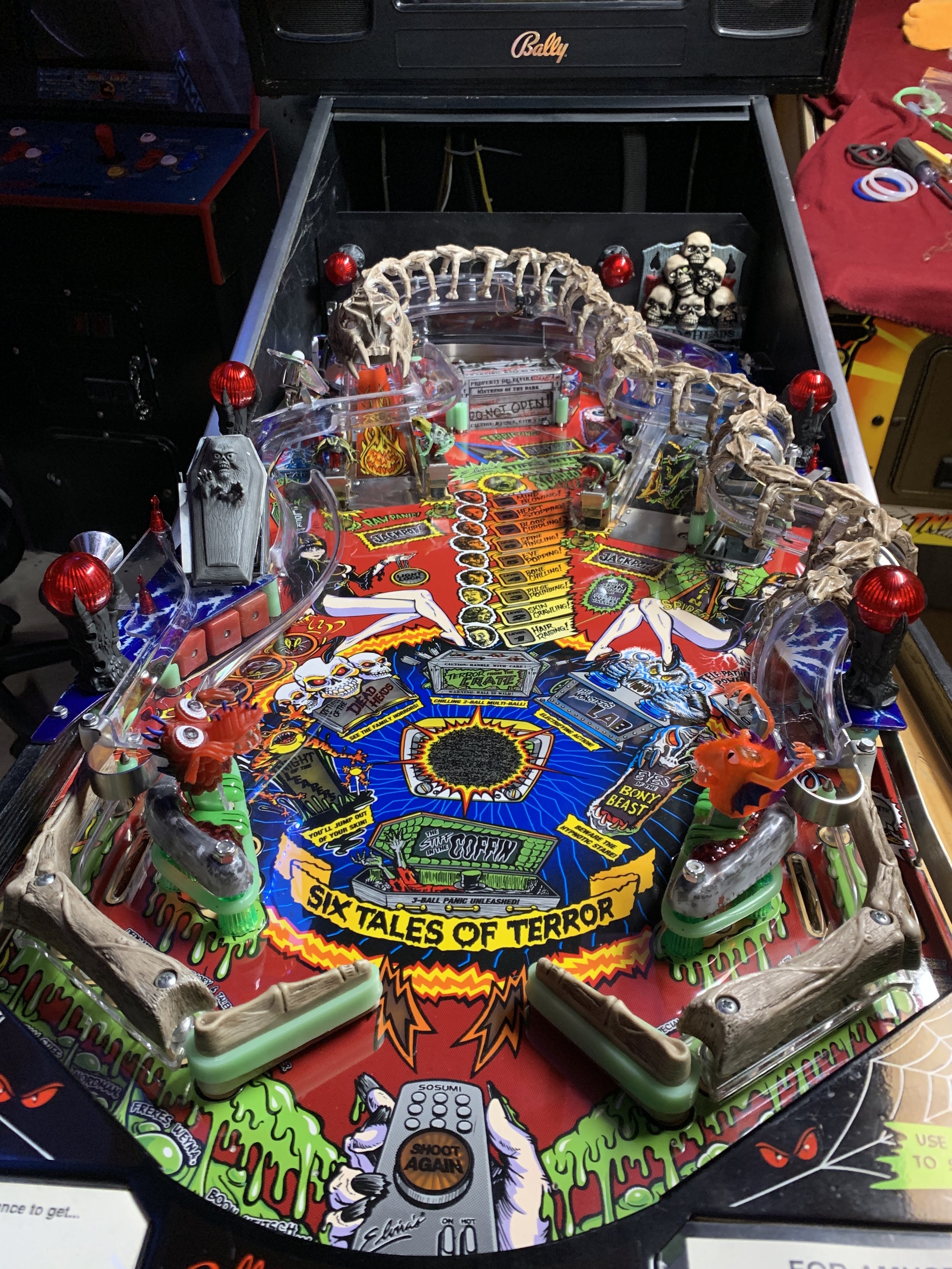 NEW 2019 version! Scared Stiff Pinball mod TV with VIDEO and SOUND 