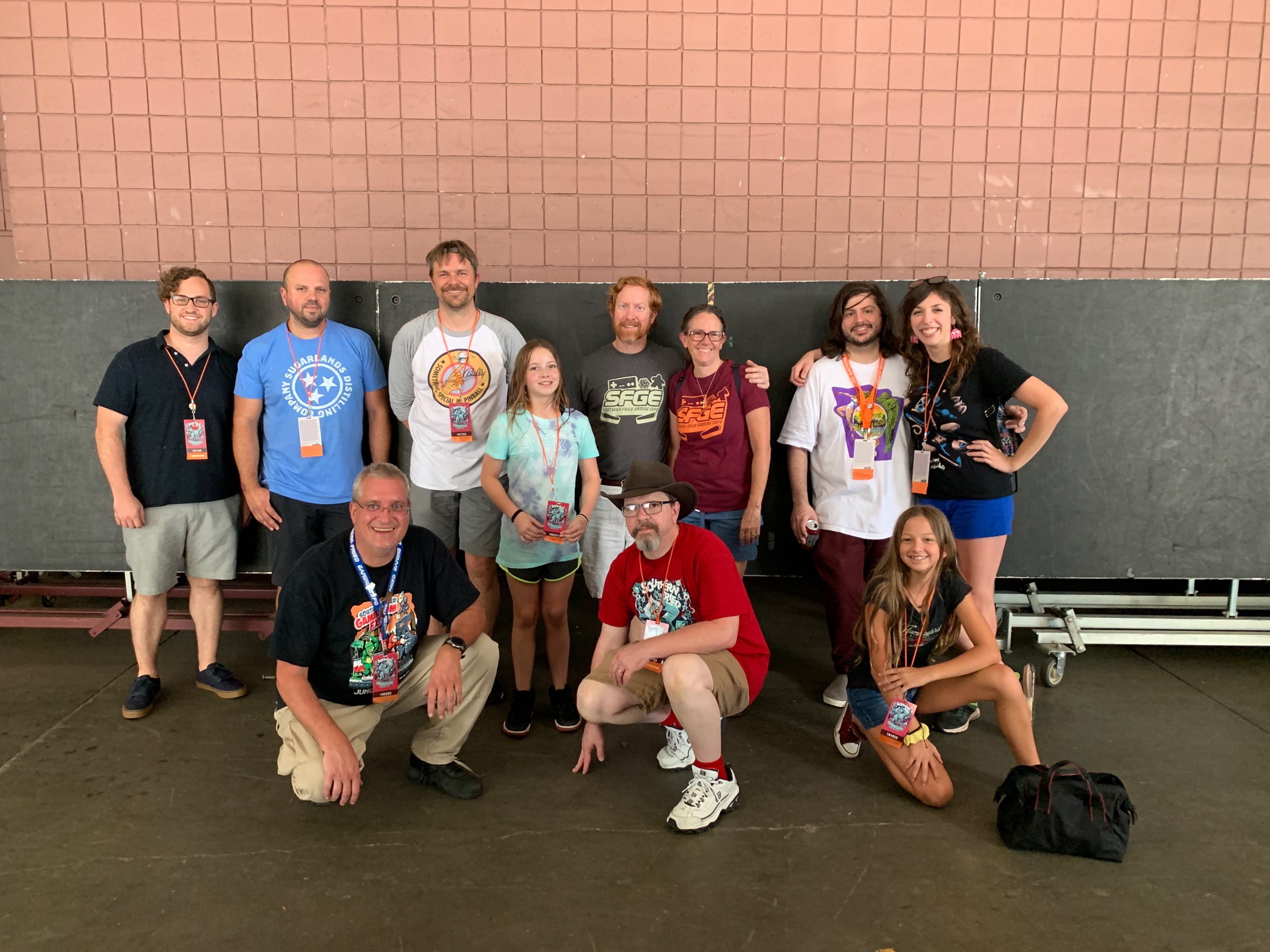 These folks, right here. They helped make it happen. They moved 9 games from the Mobile Area multiple times to get them to Atlanta and moved 13 games on the return trip. They helped drive, they helped lift, they helped fix, they helped roll, they helped strap. They helped and they had fun doing it. These - are good people. :)