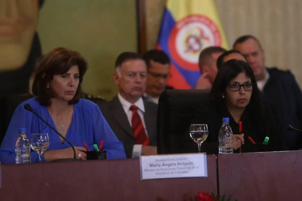 Cancilleres de Colombia y Venezuela culminan reunión en Caracas sin emitir declaración | Foto: cortesía VTV