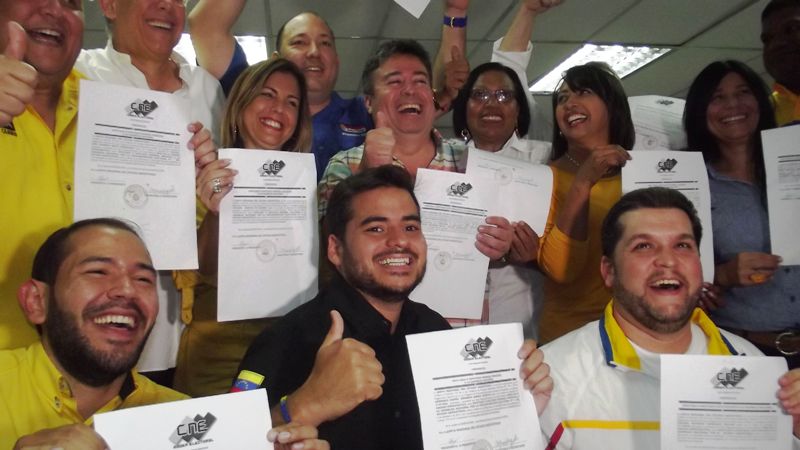 Los diputados electos rechazaron la campaña del gobierno en su contra Foto: Cortesía 