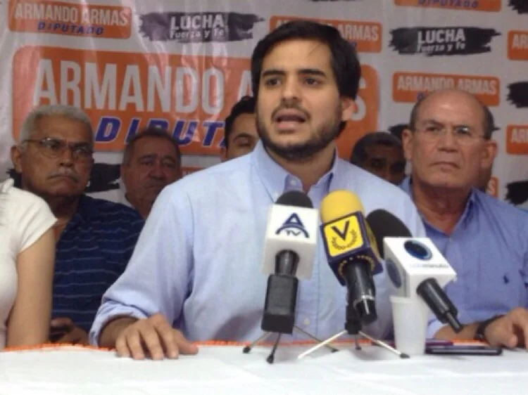 Armas advierte al gobernador encargado: "No se equivoque conmigo ni con VP"