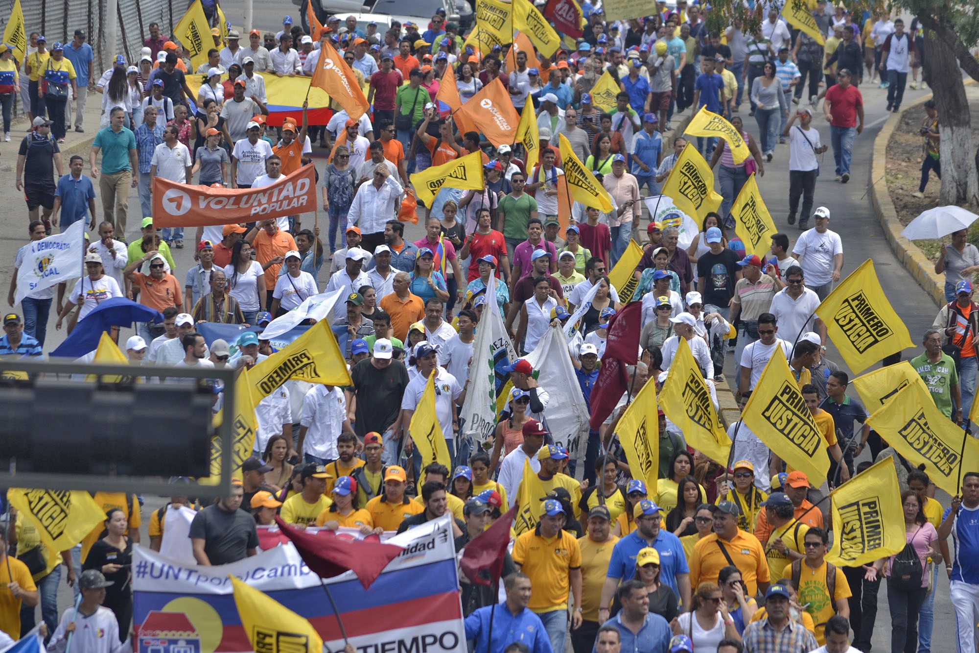 Marcano: Aumentaremos la presión en la calle para exigir el Revocatorio