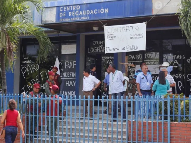 Gobierno ignora a trabajadores de Corpoelec a 43 días de paro