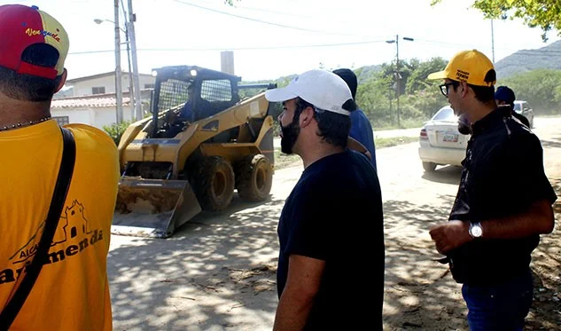 Alcaldes de Arismendi y Porlamar evalúan daños causados por lluvias