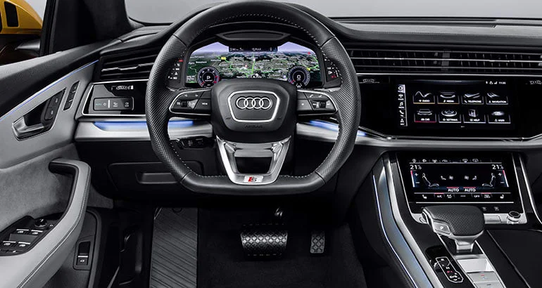 Interior del Audi Q8