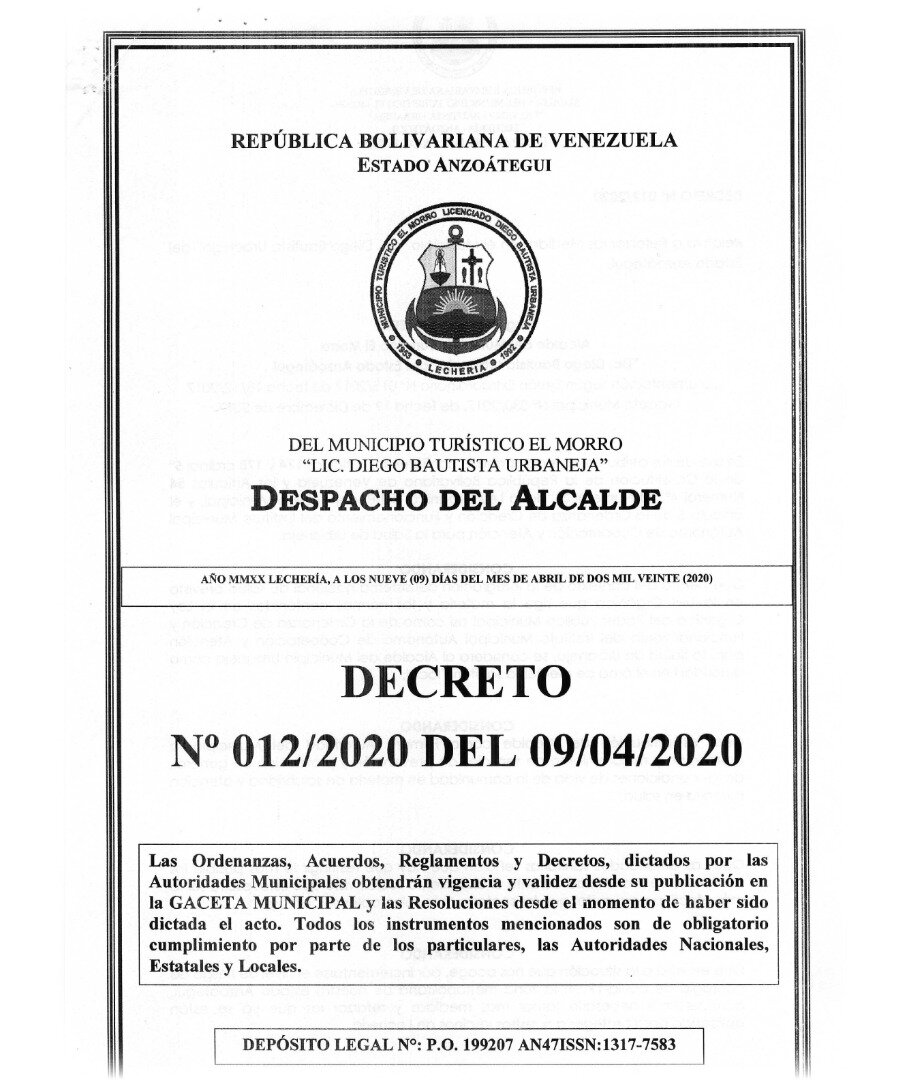Decreto 012 - Alcaldía de Lechería (1).jpeg