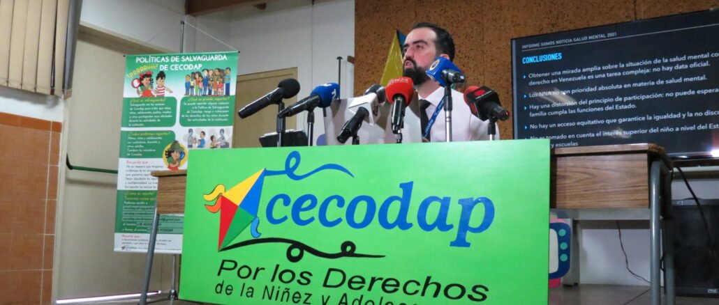 Cecodap: Hay una grave vulneración a la salud mental de la niñez y adolescencia en Venezuela