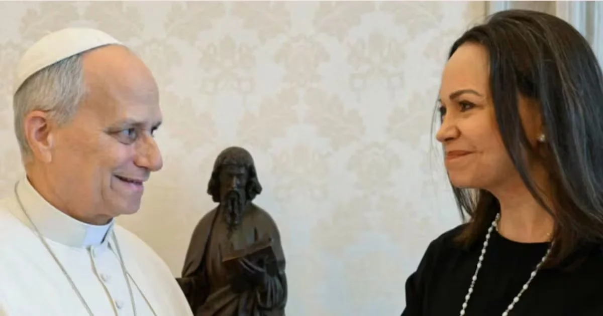 El Papa León XIV redefine la relación del Vaticano con la Venezuela tras reunirse con Machado