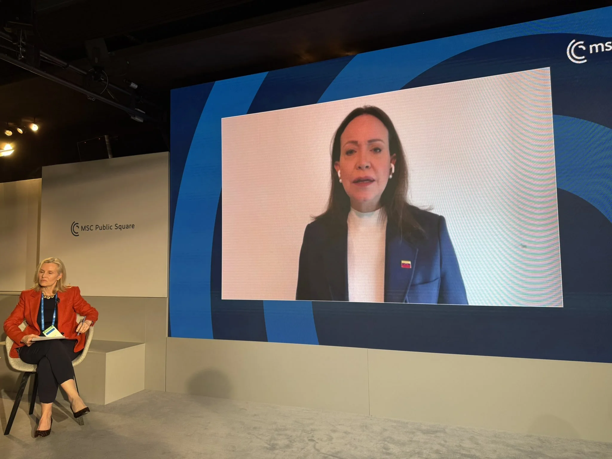 María Corina en la Conferencia de Seguridad de Múnich: Venezuela pasará de ser el centro de la criminalidad de las Américas a convertirse en el centro energético Occidente