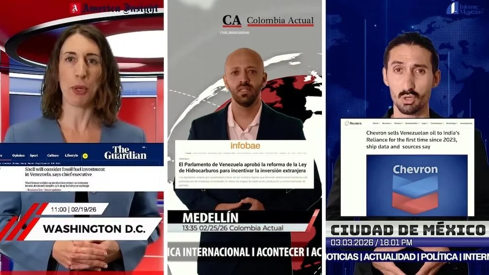 Una red de propaganda a favor de Delcy Rodríguez usó actores y contenidos de medios para mejorar su imagen