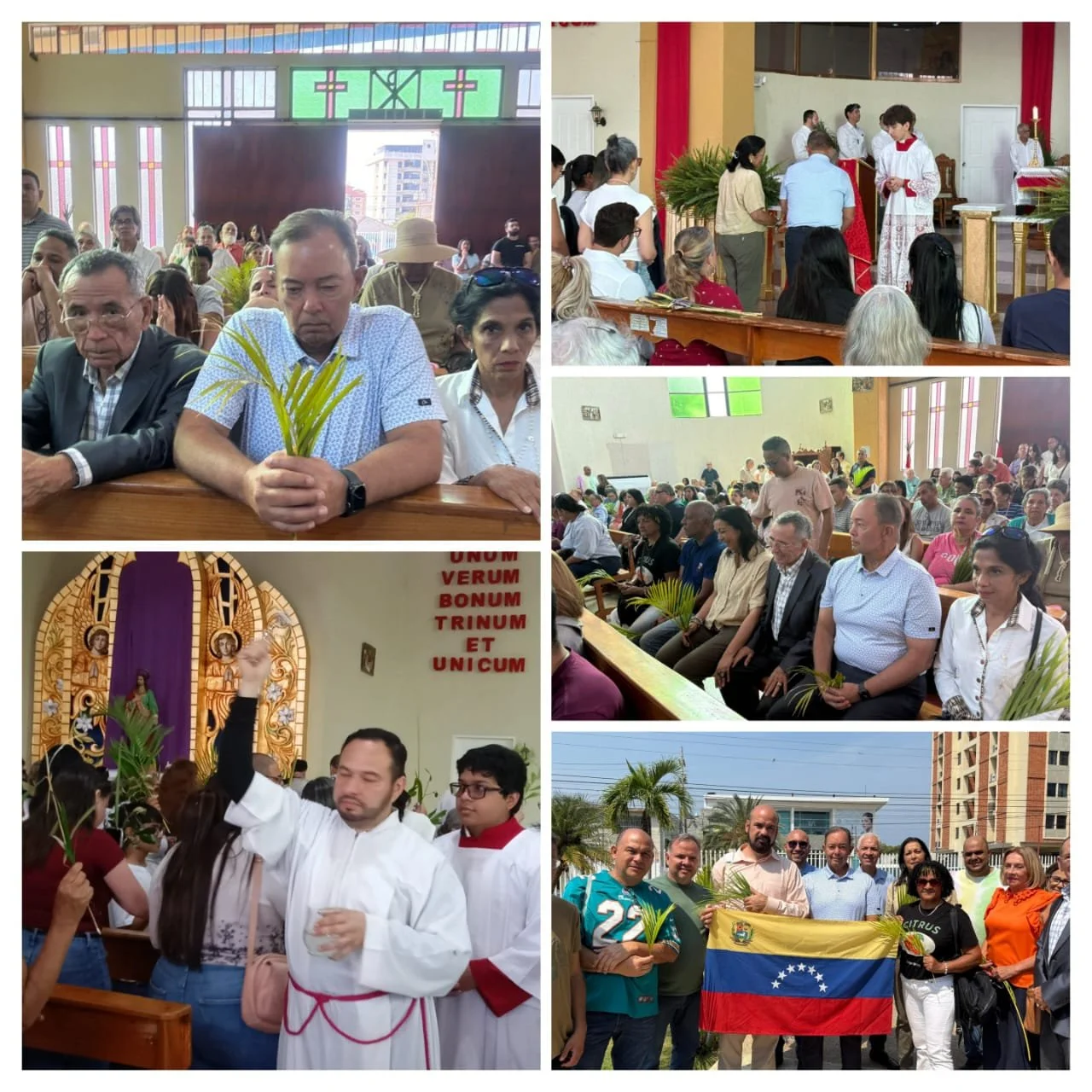 Vente Urbaneja acompaña actividades religiosas de Semana Santa