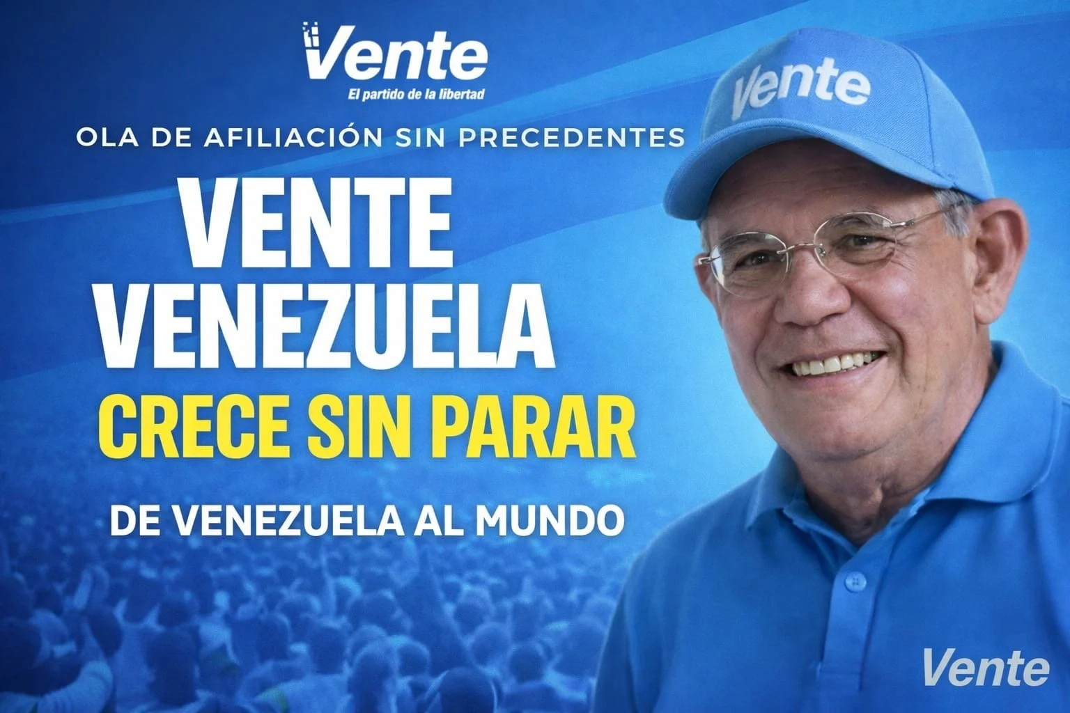 Omar González: Vente Venezuela crece sin parar dentro y fuera del país