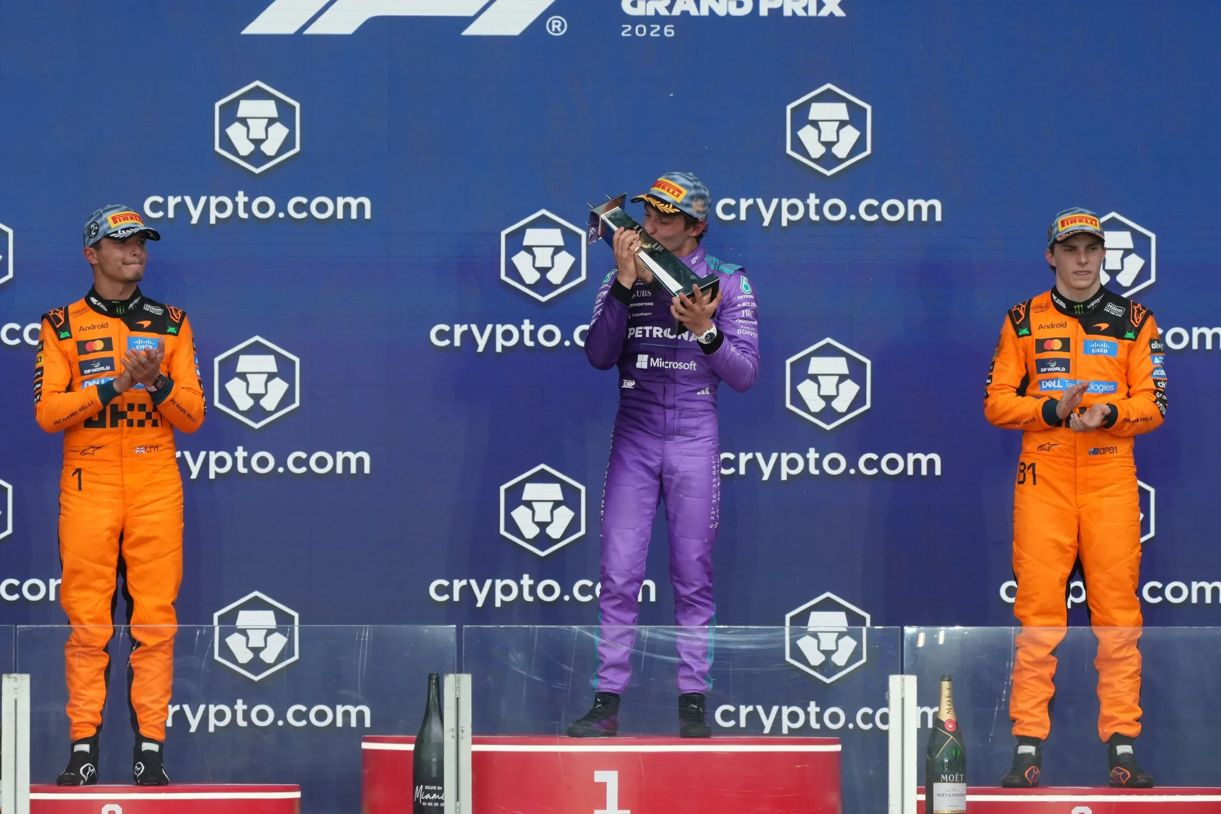 Kimi Antonelli gana el Gran Premio de Miami para su tercera victoria seguida en F1