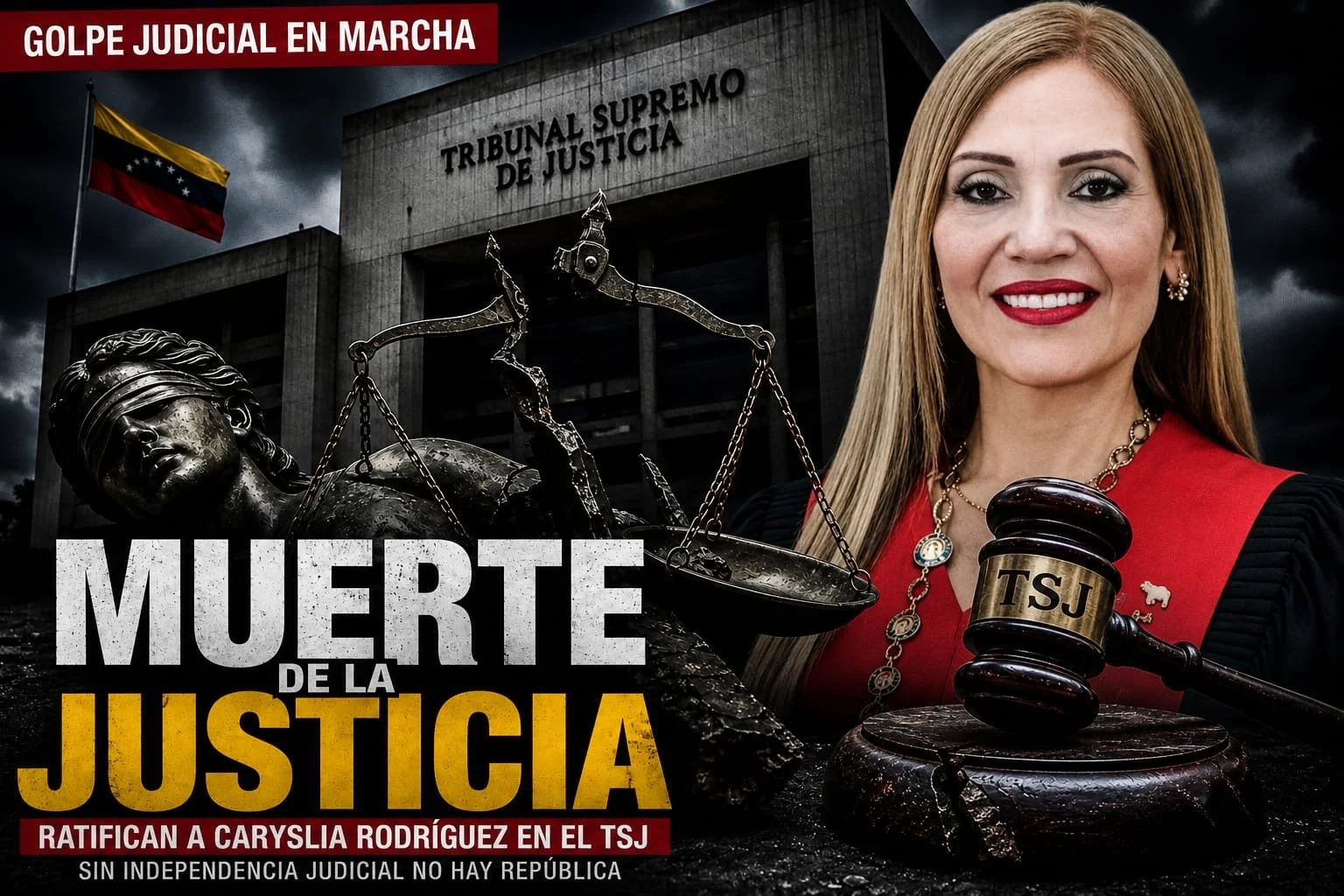 Omar González: Ratificación de presidenta del TSJ significa la muerte de la justicia en Venezuela