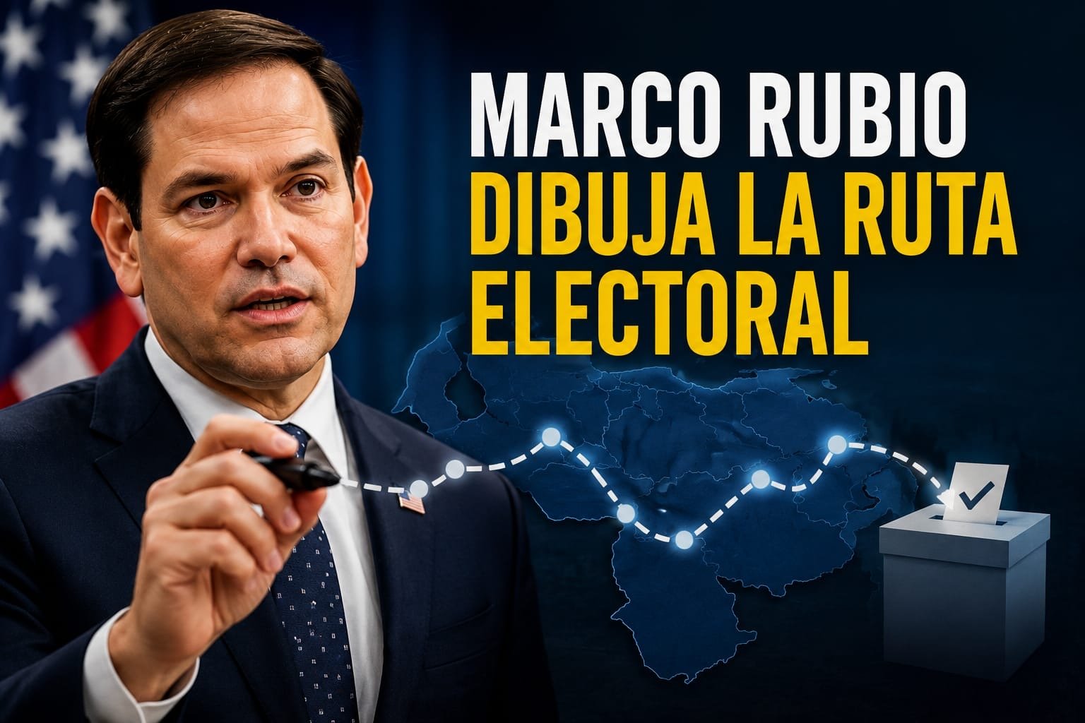 Omar González: Marco Rubio dibuja la ruta electoral como estrategia para Venezuela