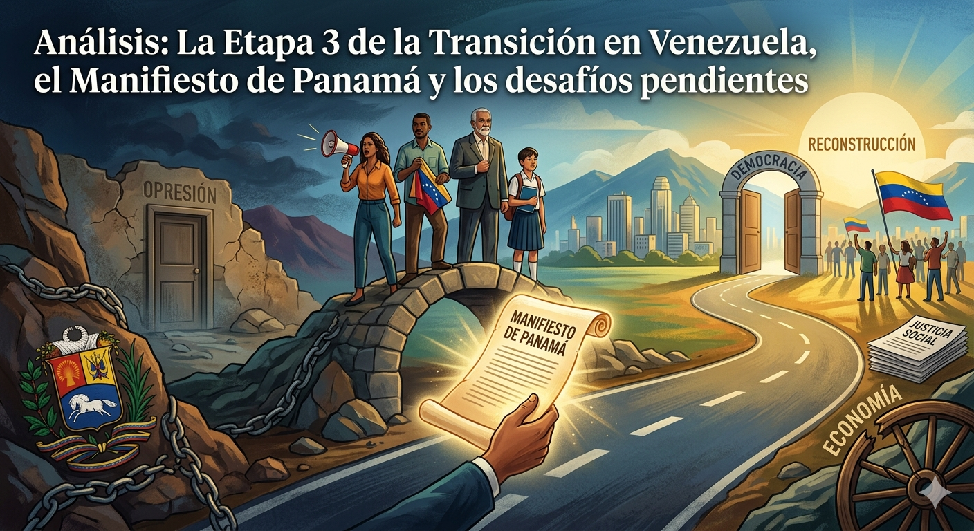 Análisis: La Etapa 3 de la Transición en Venezuela, el Manifiesto de Panamá y los desafíos pendientes