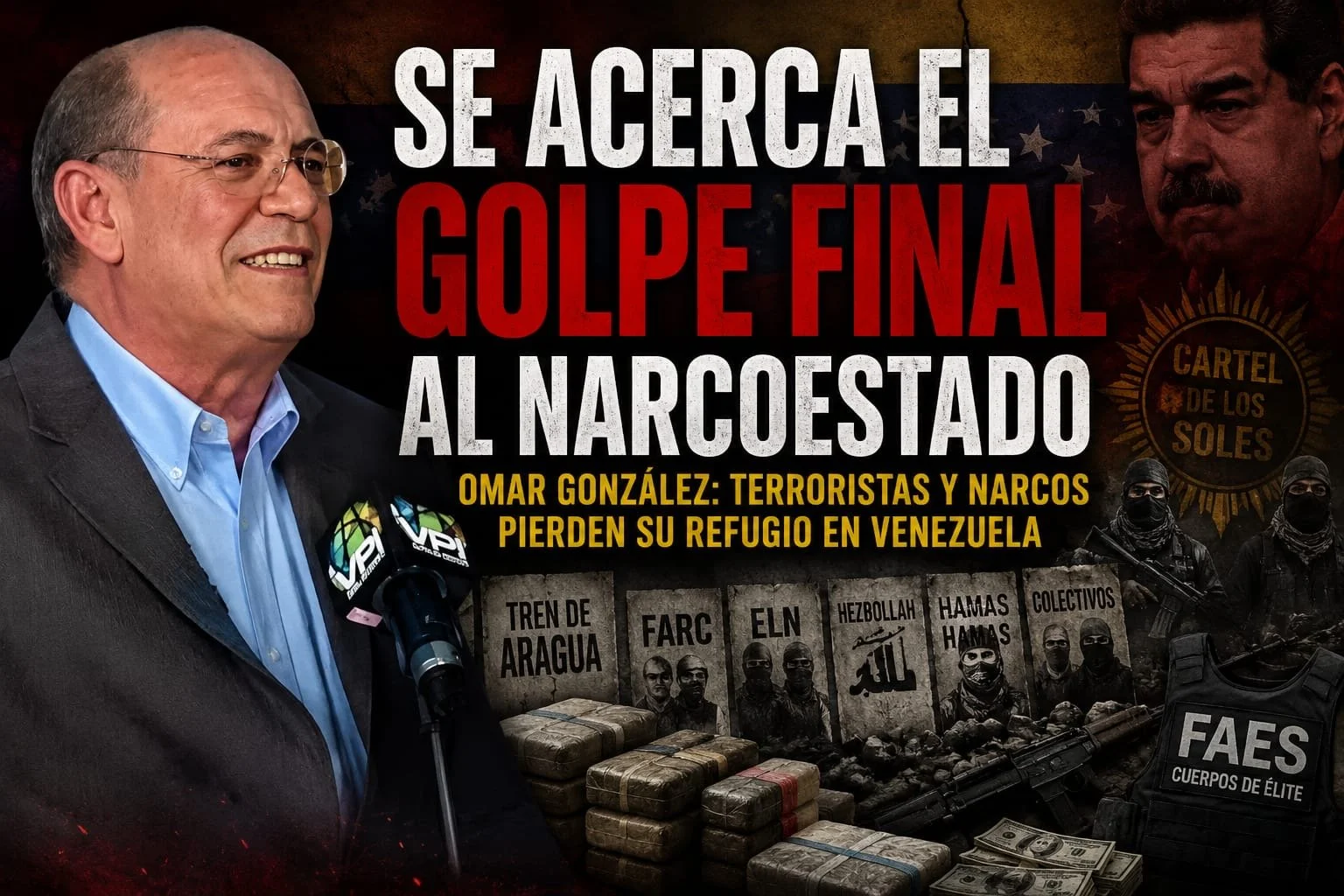 Omar González: Terroristas y narcos pierden su refugio en Venezuela