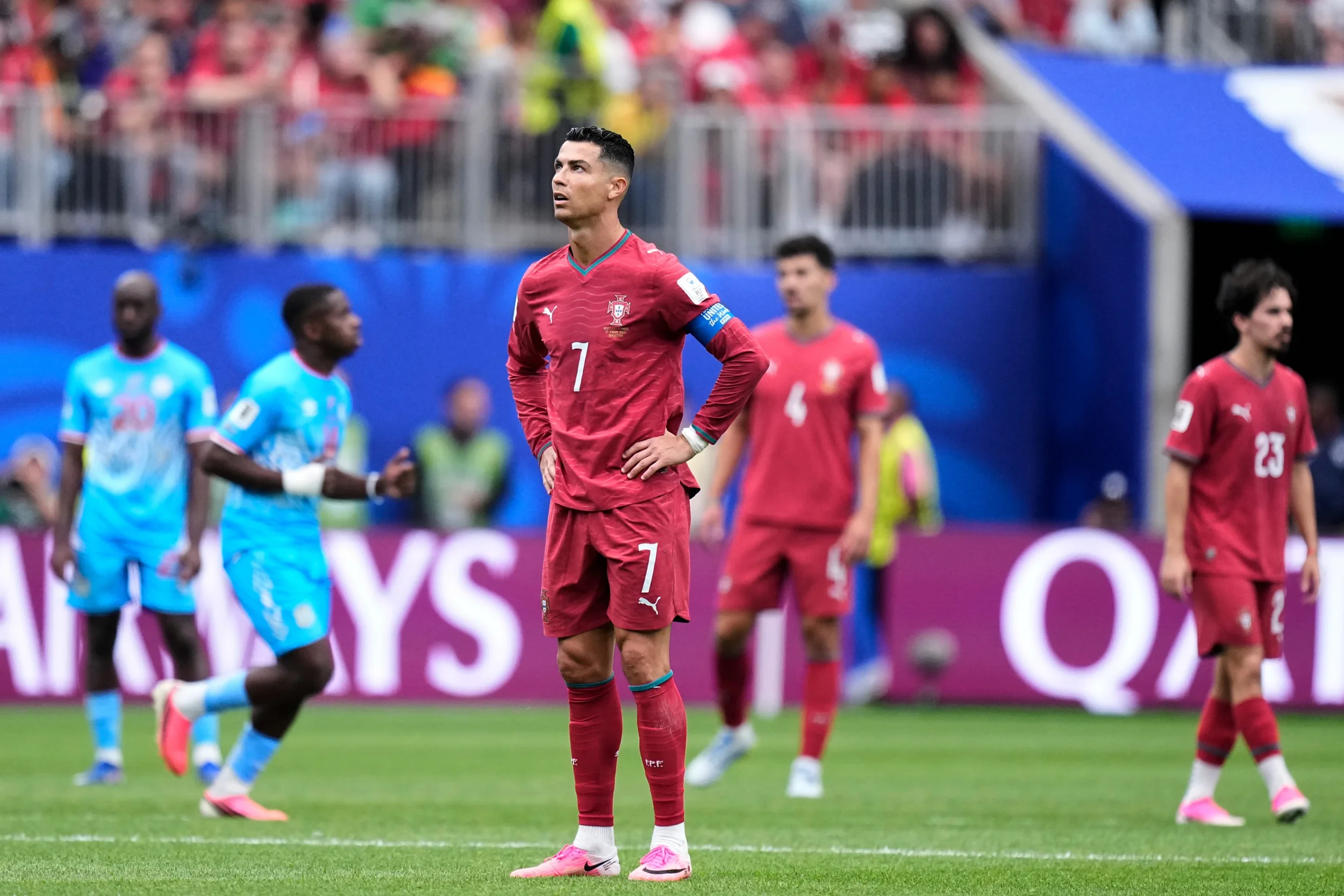 Cristiano Ronaldo y Portugal se duermen y Congo saca empate 1-1 en el Mundial
