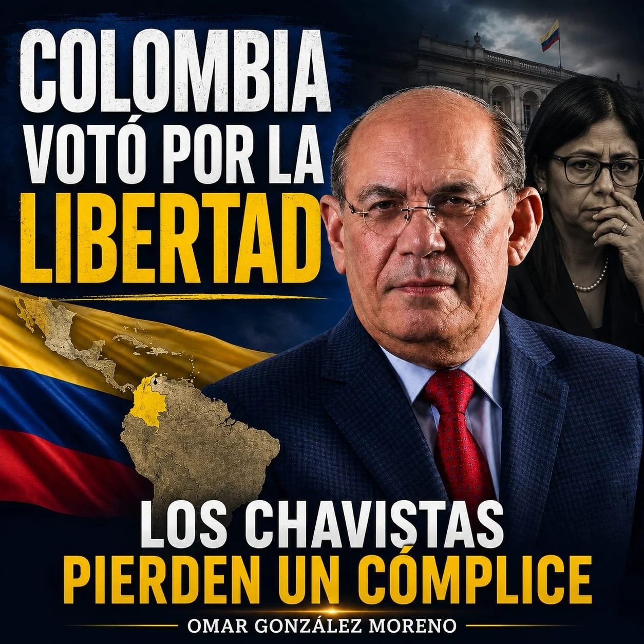 Omar González: Colombia votó por la libertad y los chavistas venezolanos pierden un cómplice