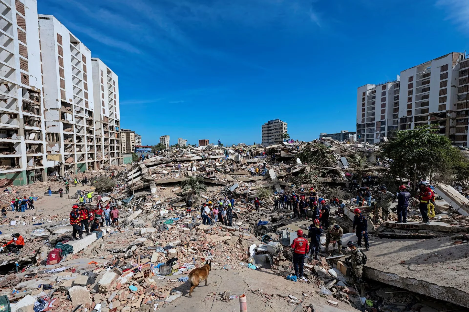 Padre e hijo rescatados tras permanecer cuatro días sepultados bajo los escombros de los terremotos en Venezuela