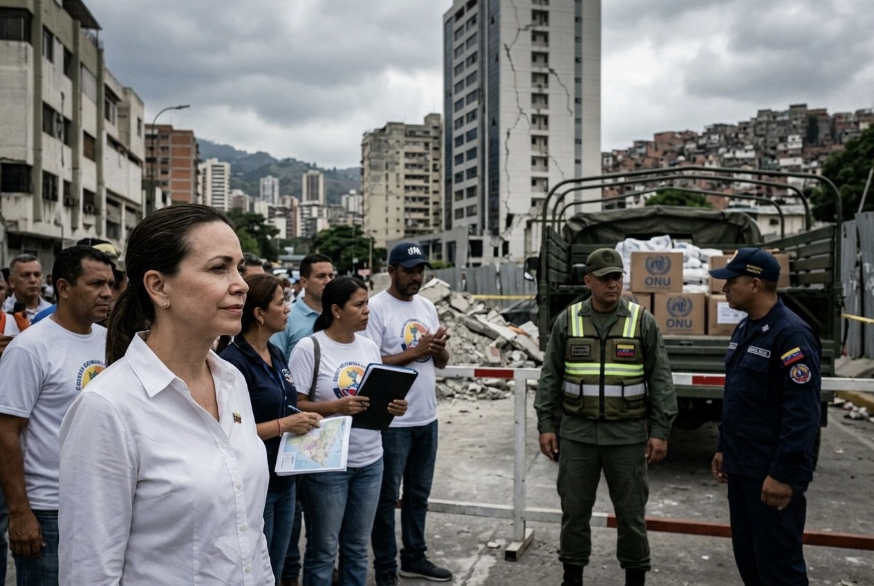 Estados Unidos socava a la líder de la oposición venezolana mientras intenta regresar al país
