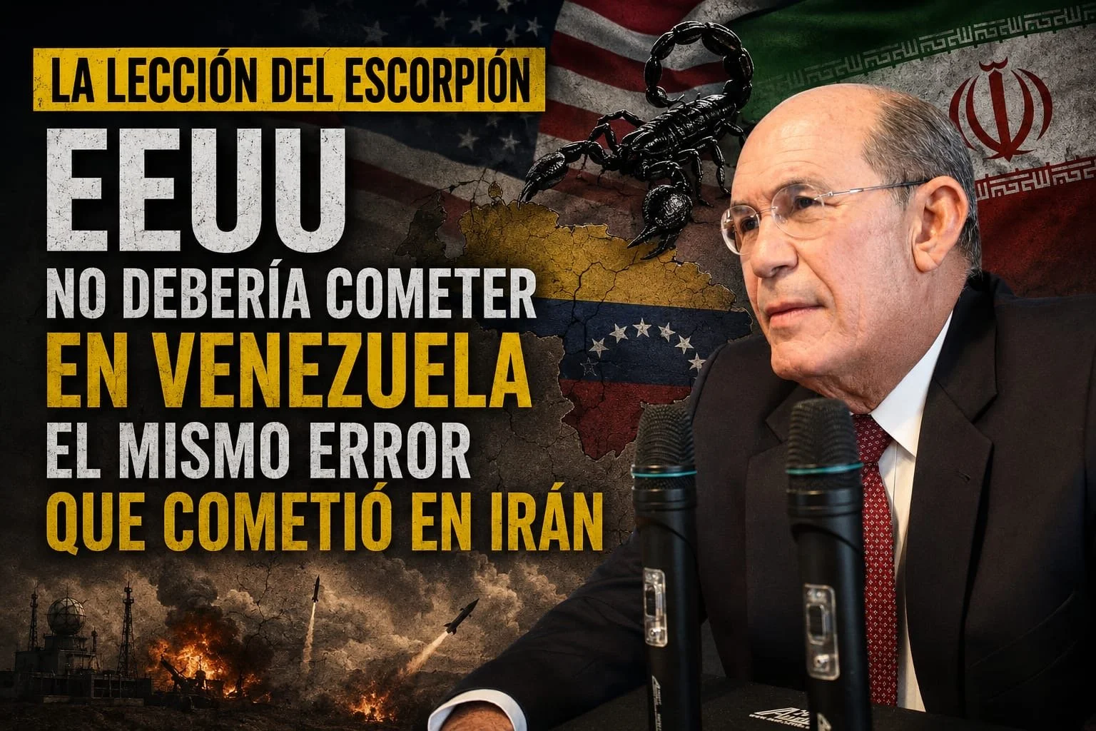 Omar González: EEUU no debería cometer en Venezuela el mismo error que cometió en Irán