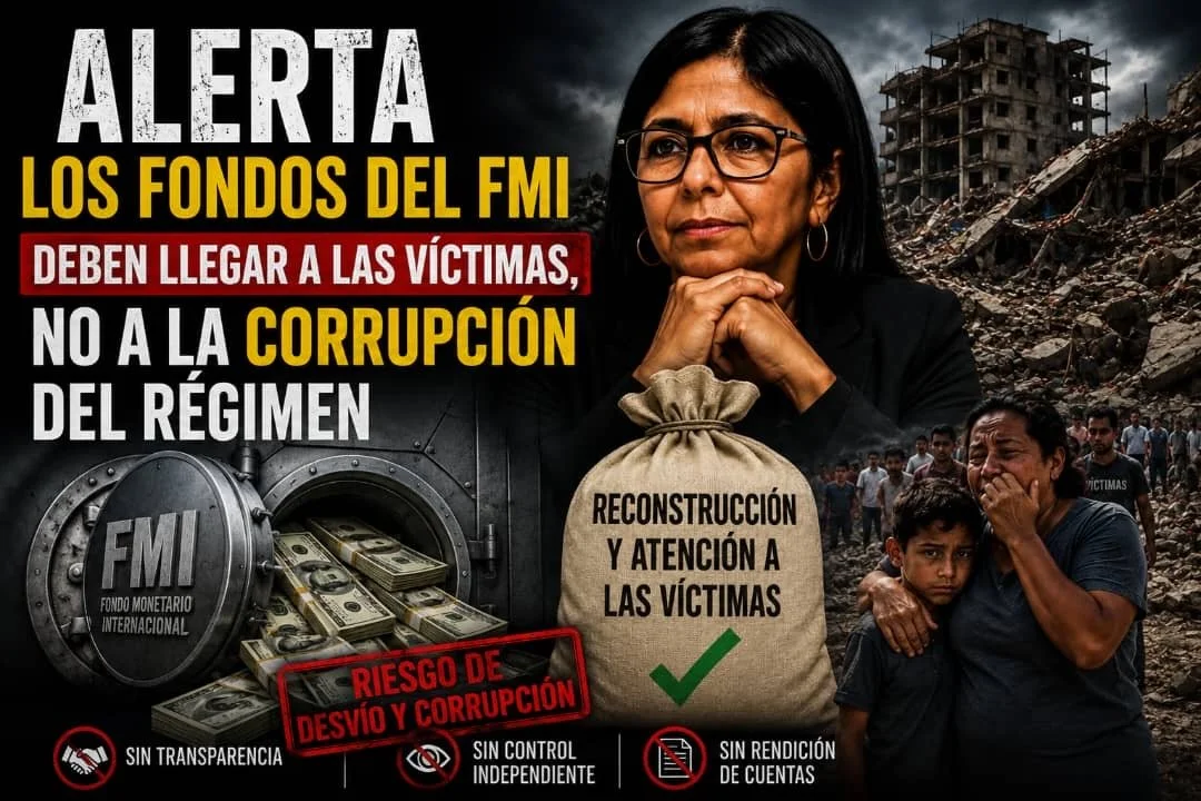 Omar González: Los fondos del FMI deben llegar a las víctimas y no a la corrupción del régimen
