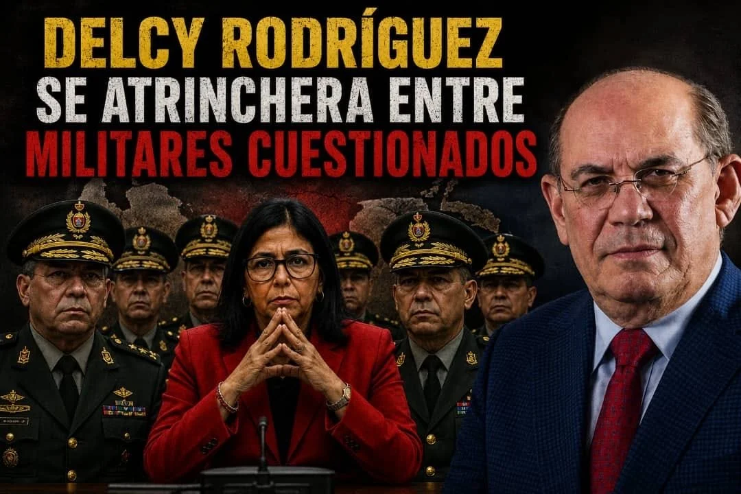 Omar González: Delcy Rodríguez se atrinchera entre militares cuestionados