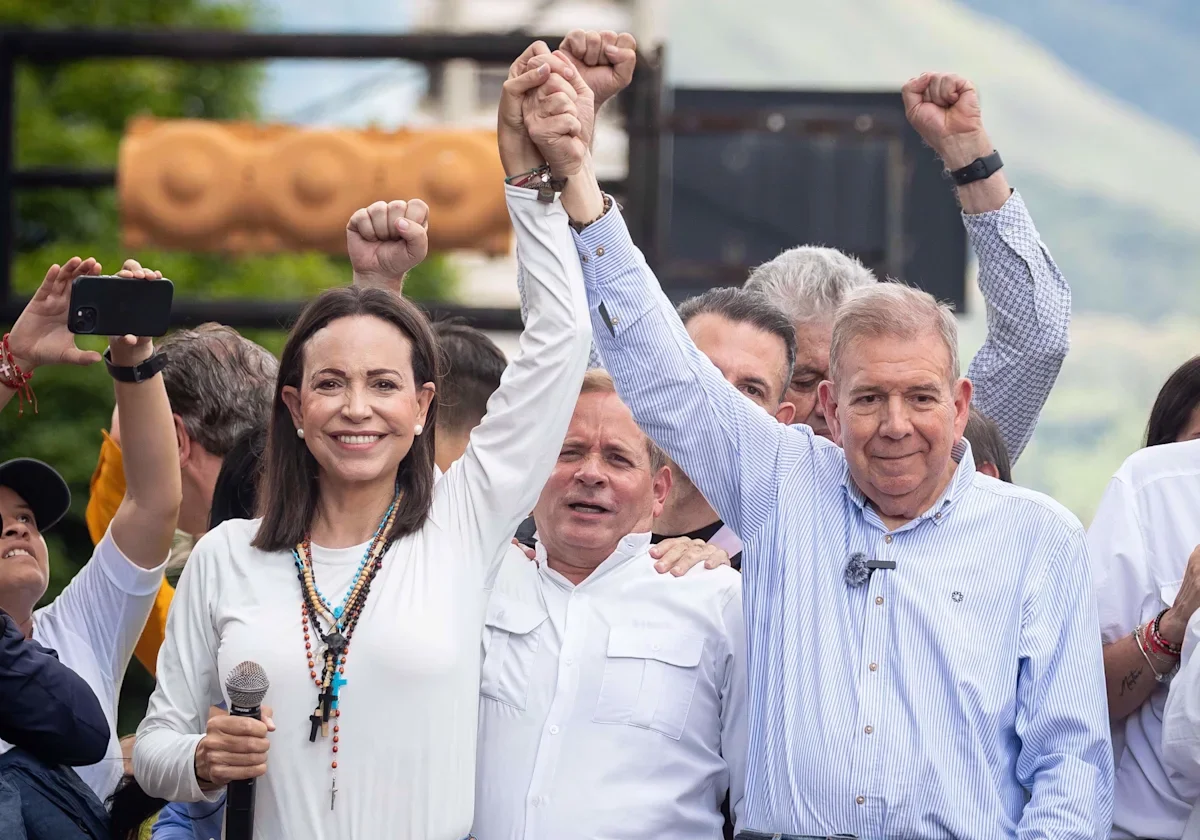 Machado y González esperan que diálogo entre chavismo y un grupo opositor logre elecciones en Venezuela
