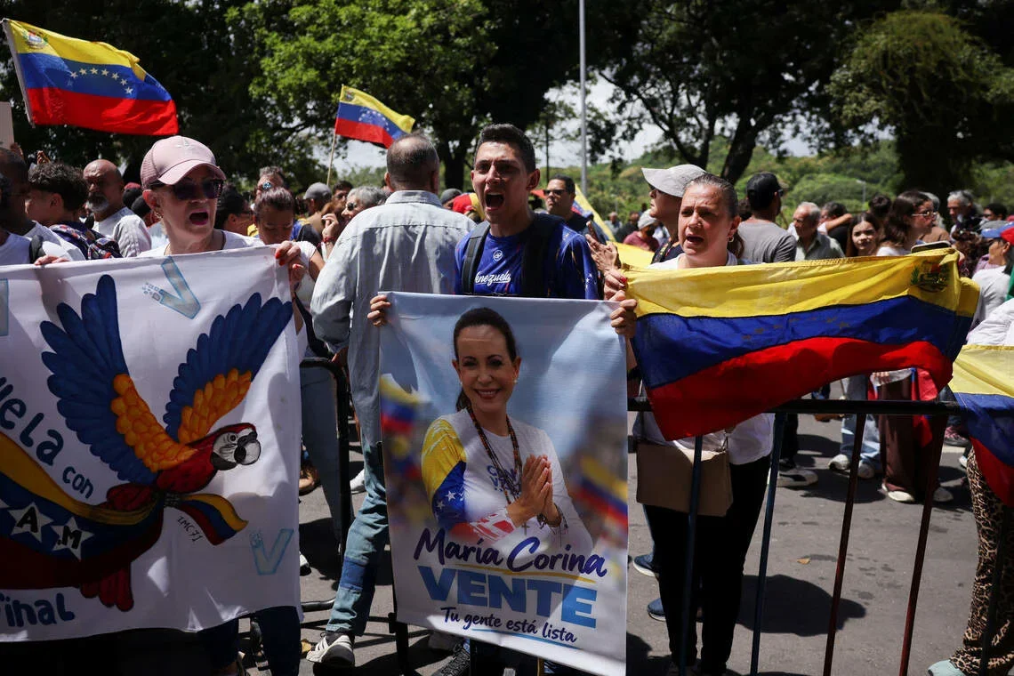 El Comando con Venezuela de Machado convoca a 'gran rodada' en Venezuela para exigir su regreso