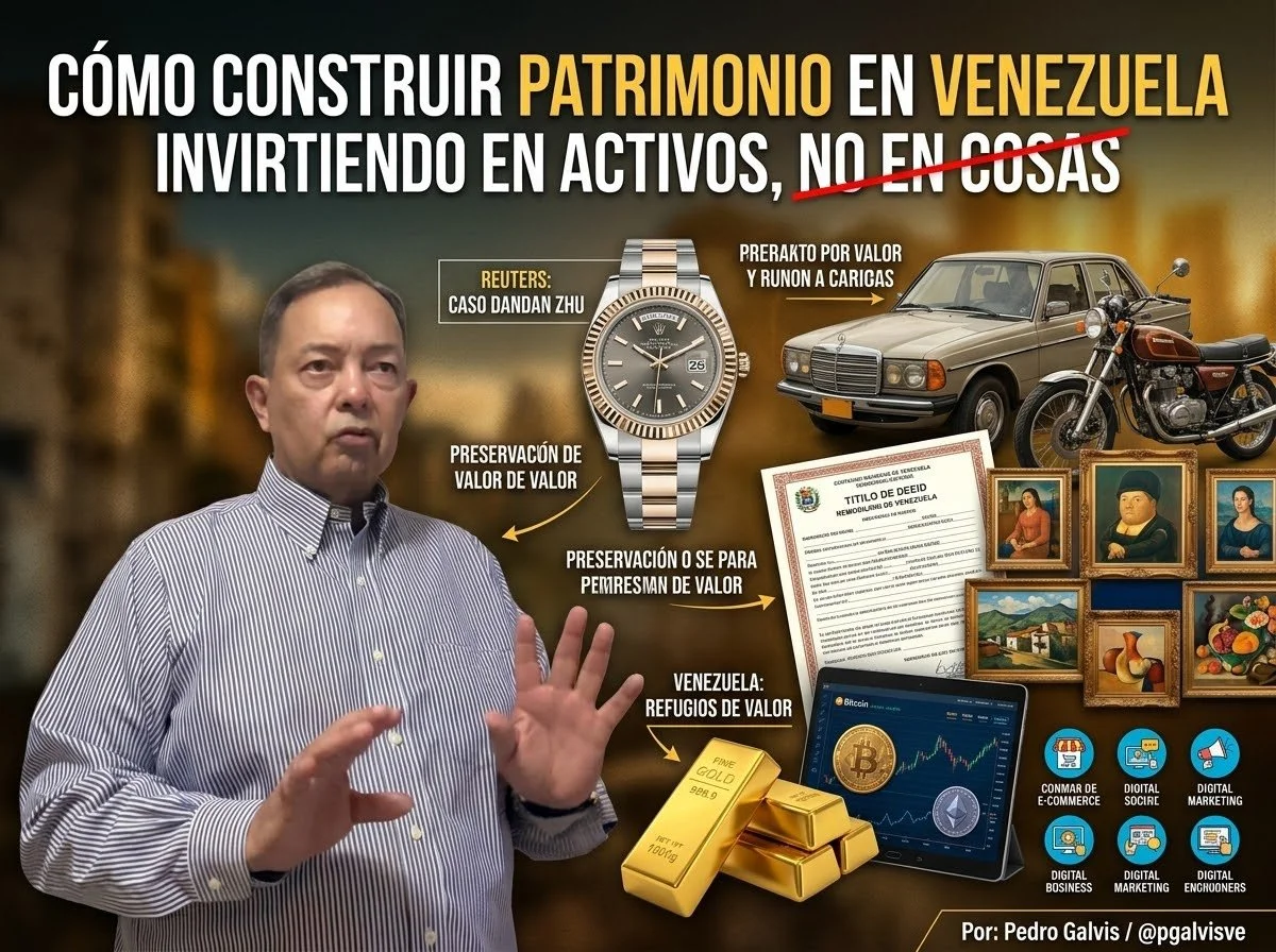 Cómo Construir Patrimonio en Venezuela Invirtiendo en Activos, No en Cosas