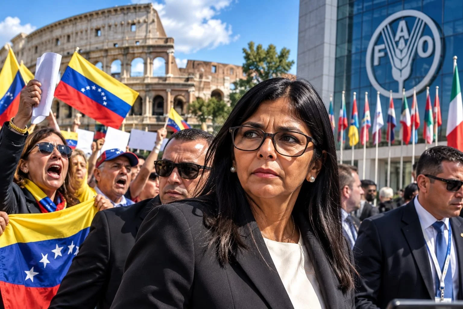 Omar González: Delcy fue a Roma buscando apoyo y terminó abucheada 