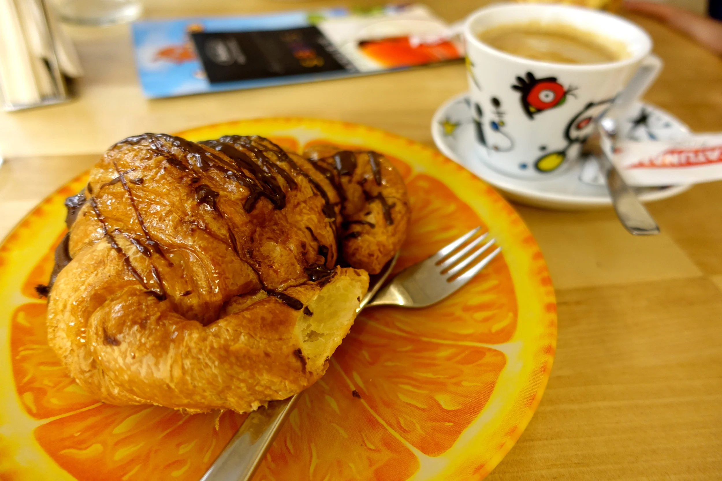 Chocolate croissant @ Dulce Trazo
