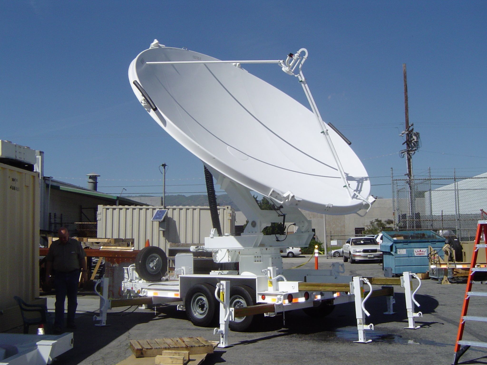 3 meter Transportable Satellite Communication Antenna System