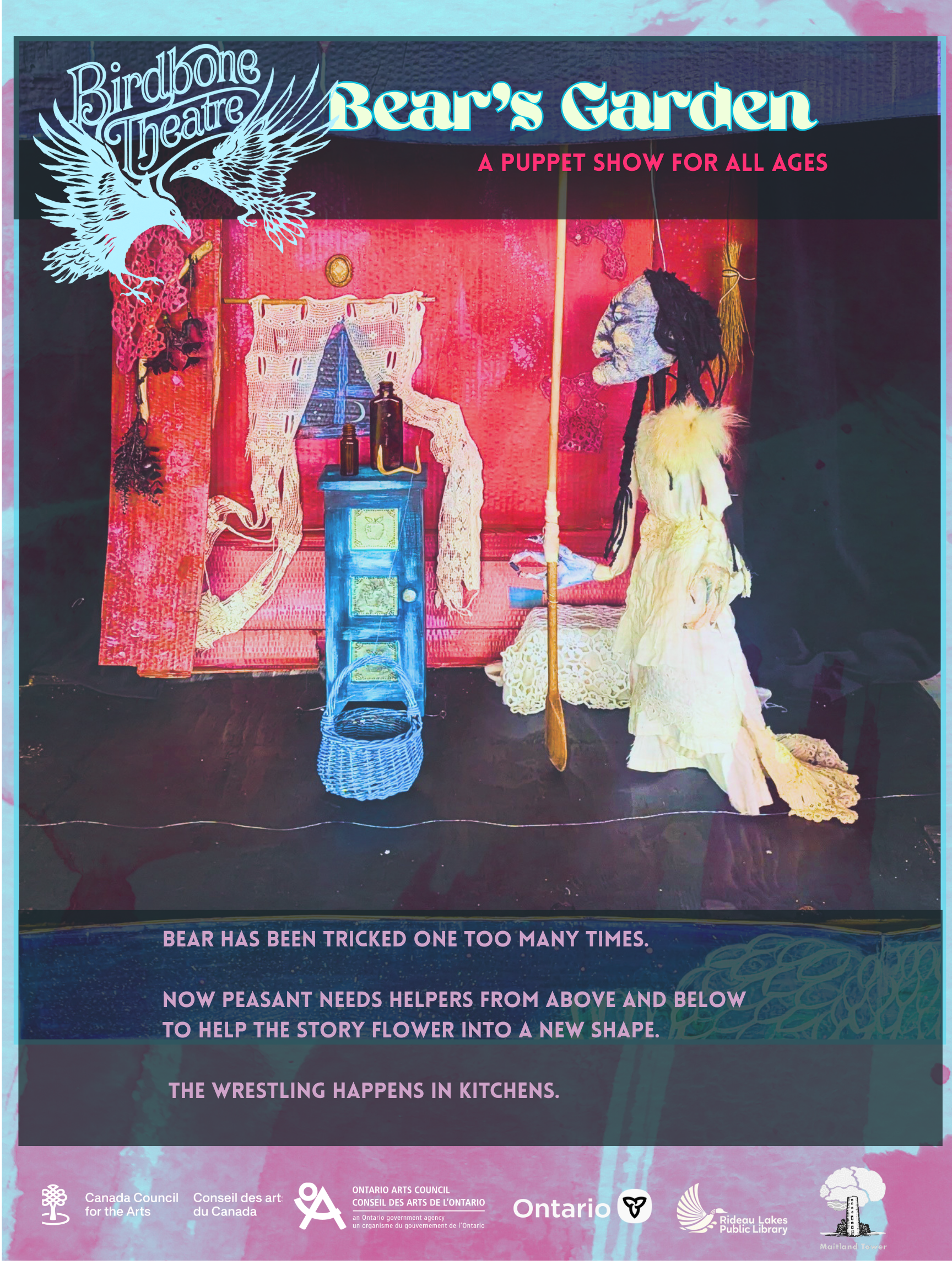 Birdbone Theatre Website Bear's Garden Puppet Show- Master Poster.png