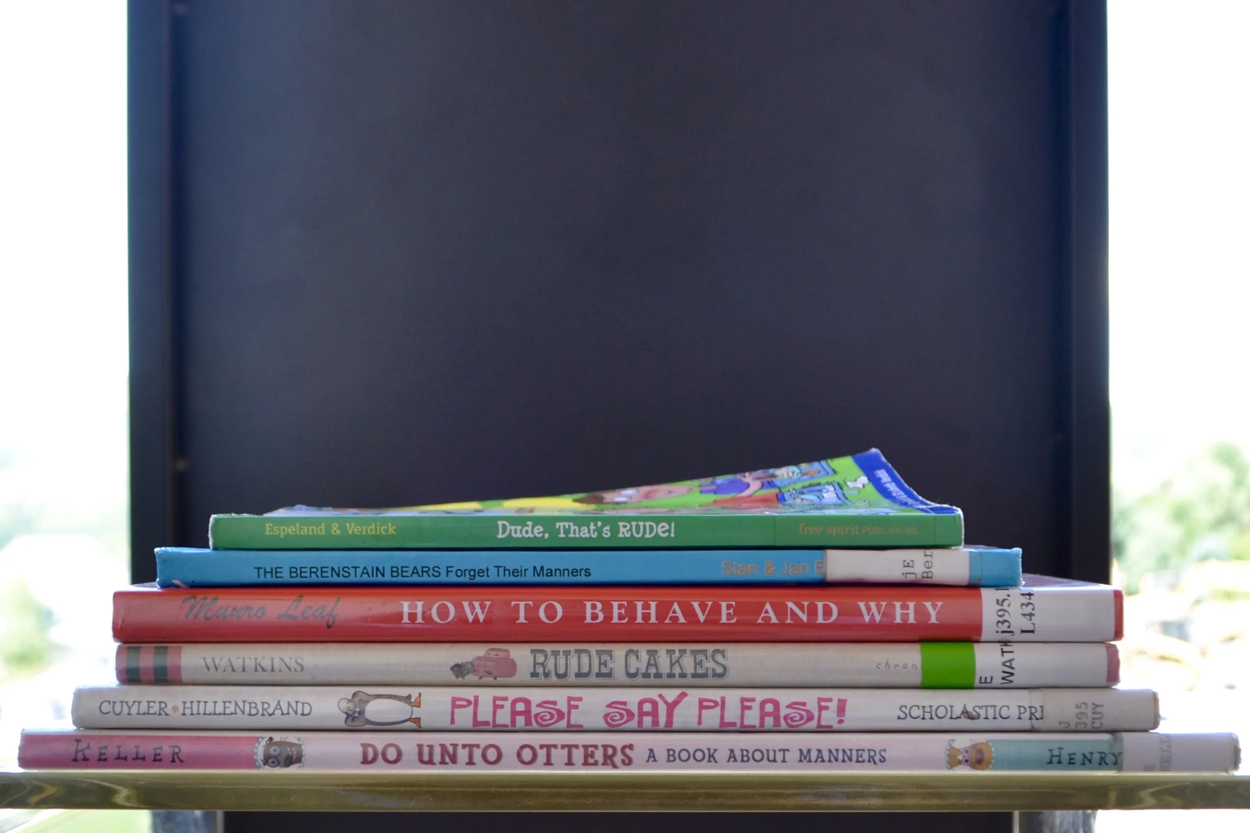 Teach your kids about manners with these books