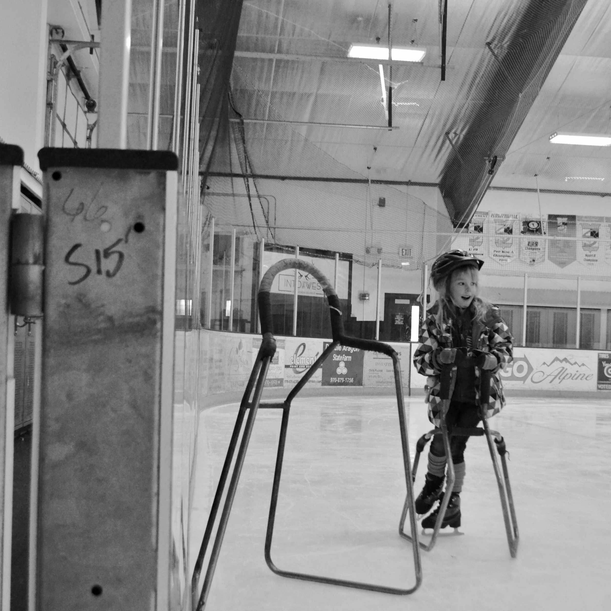 First time ice skating!
