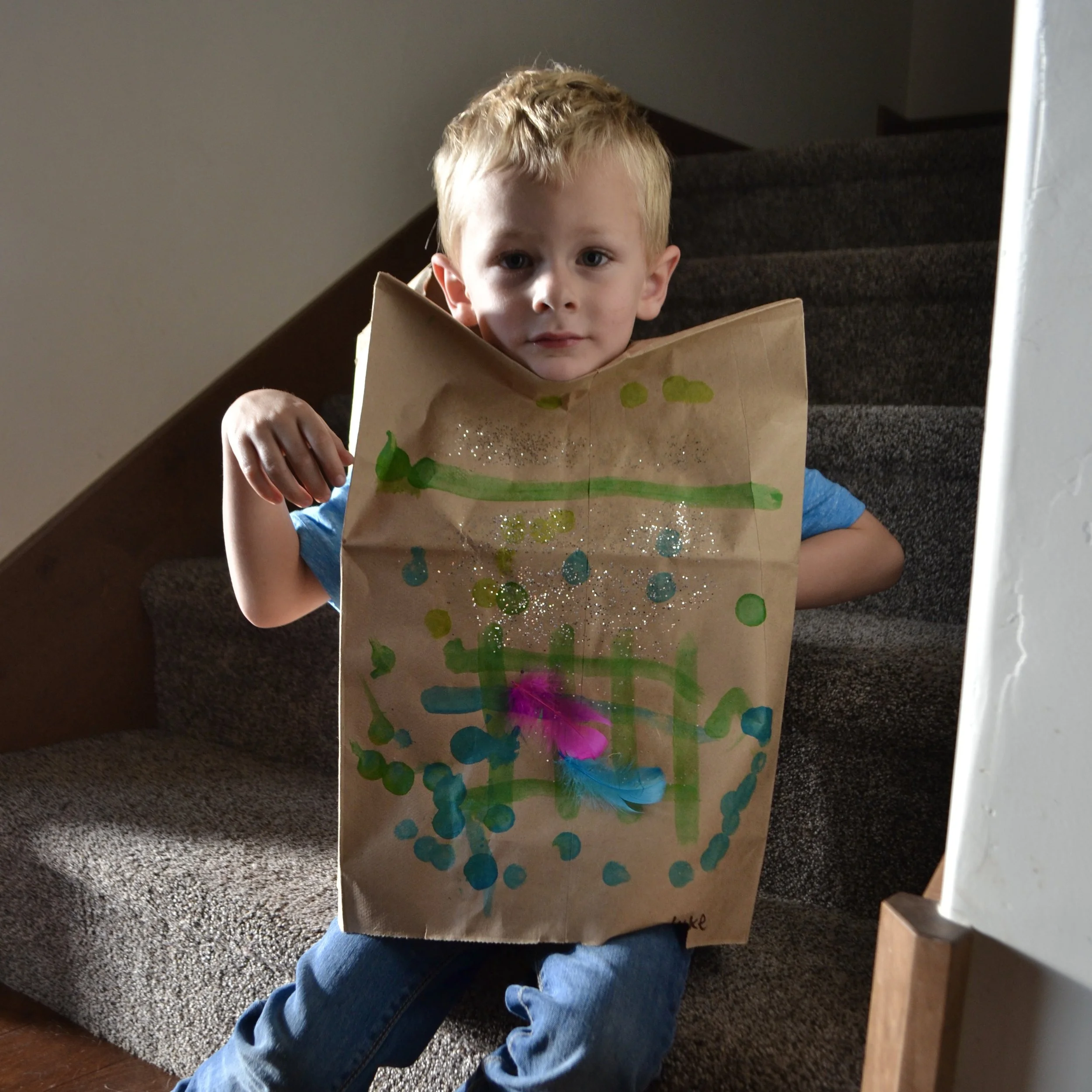 Paper bag shirt 