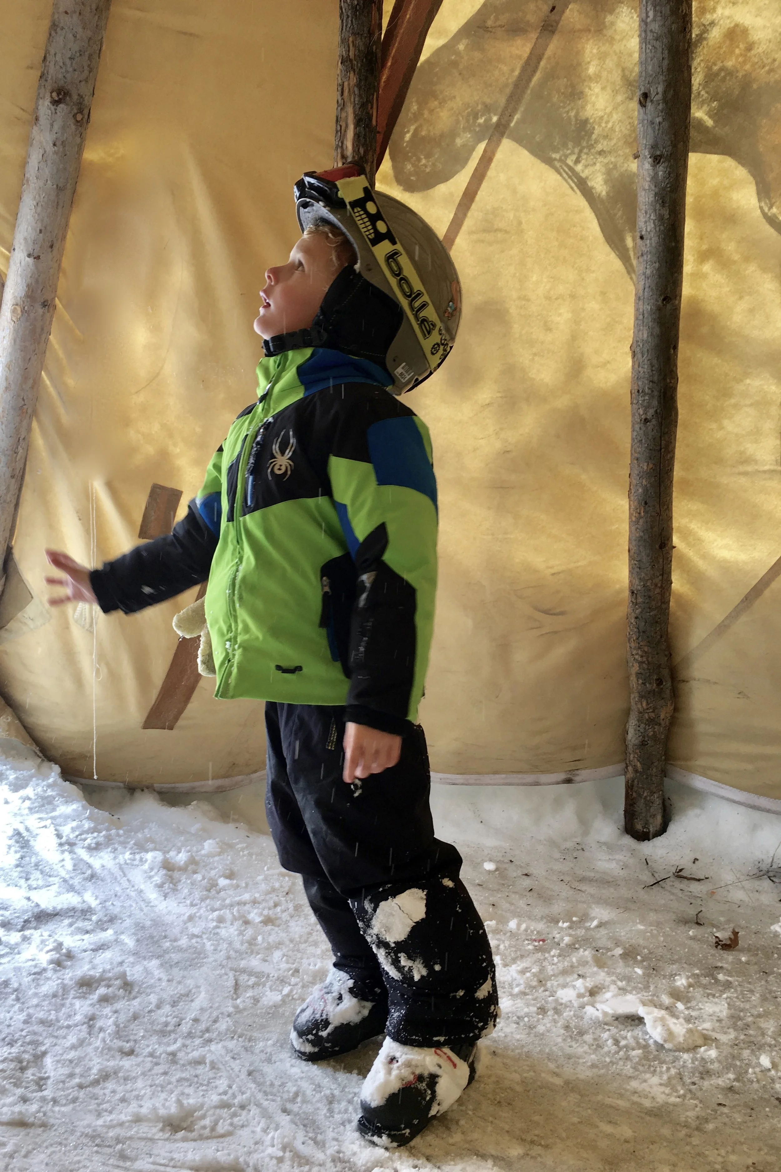 Luke skis Why Not!!