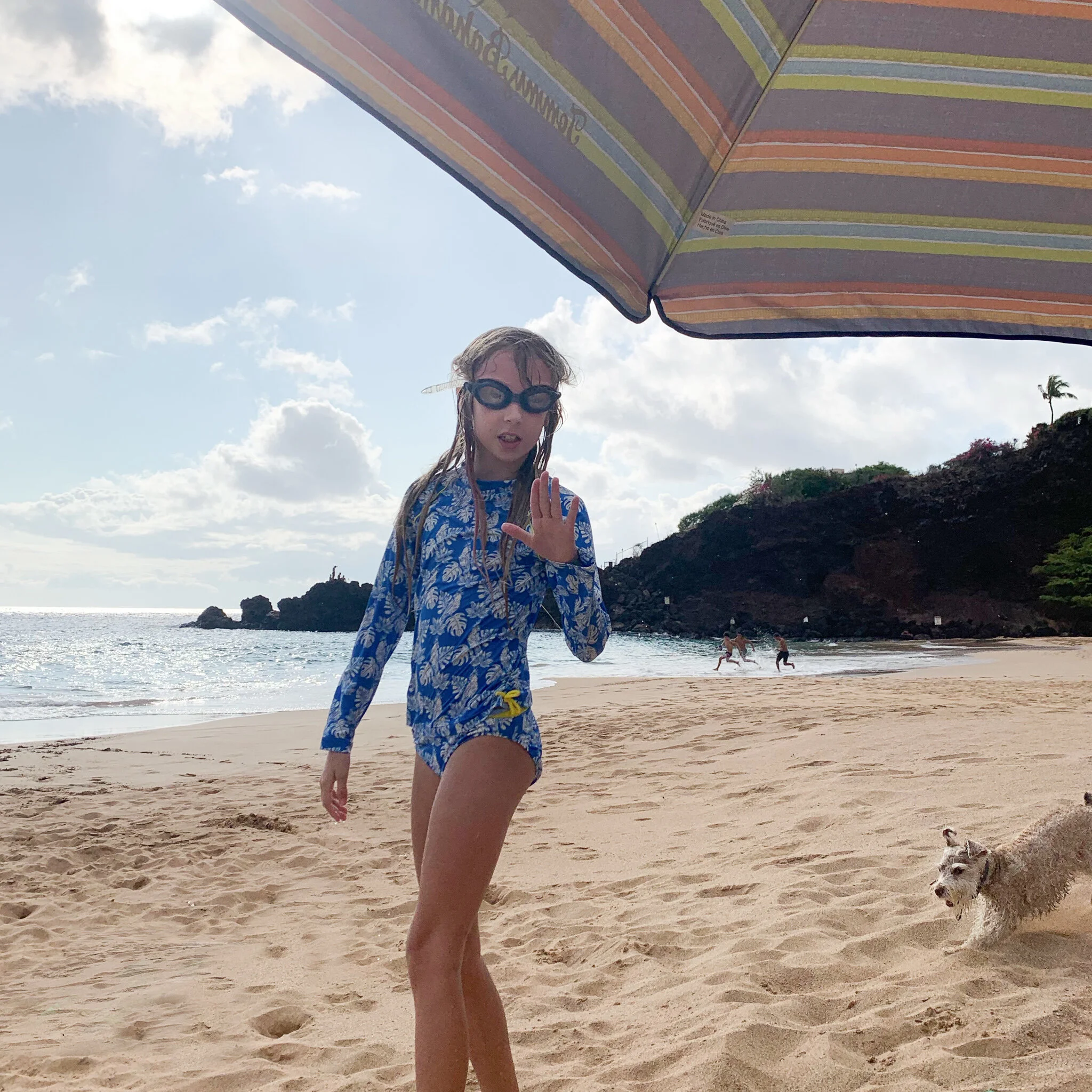 Beach picnic, friends in the yard + jui jitsu continues...