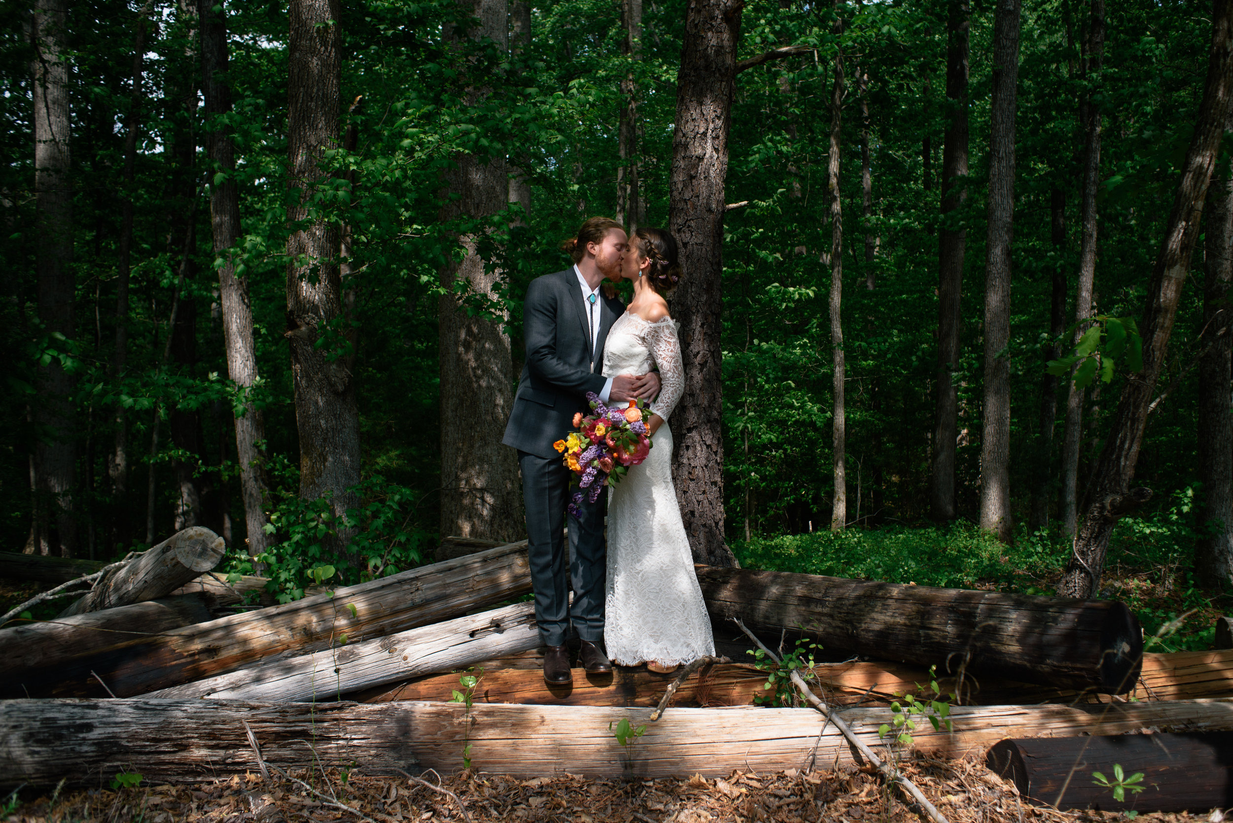 Maddie + Devin's Rustic Raleigh Farm to Table Wedding 